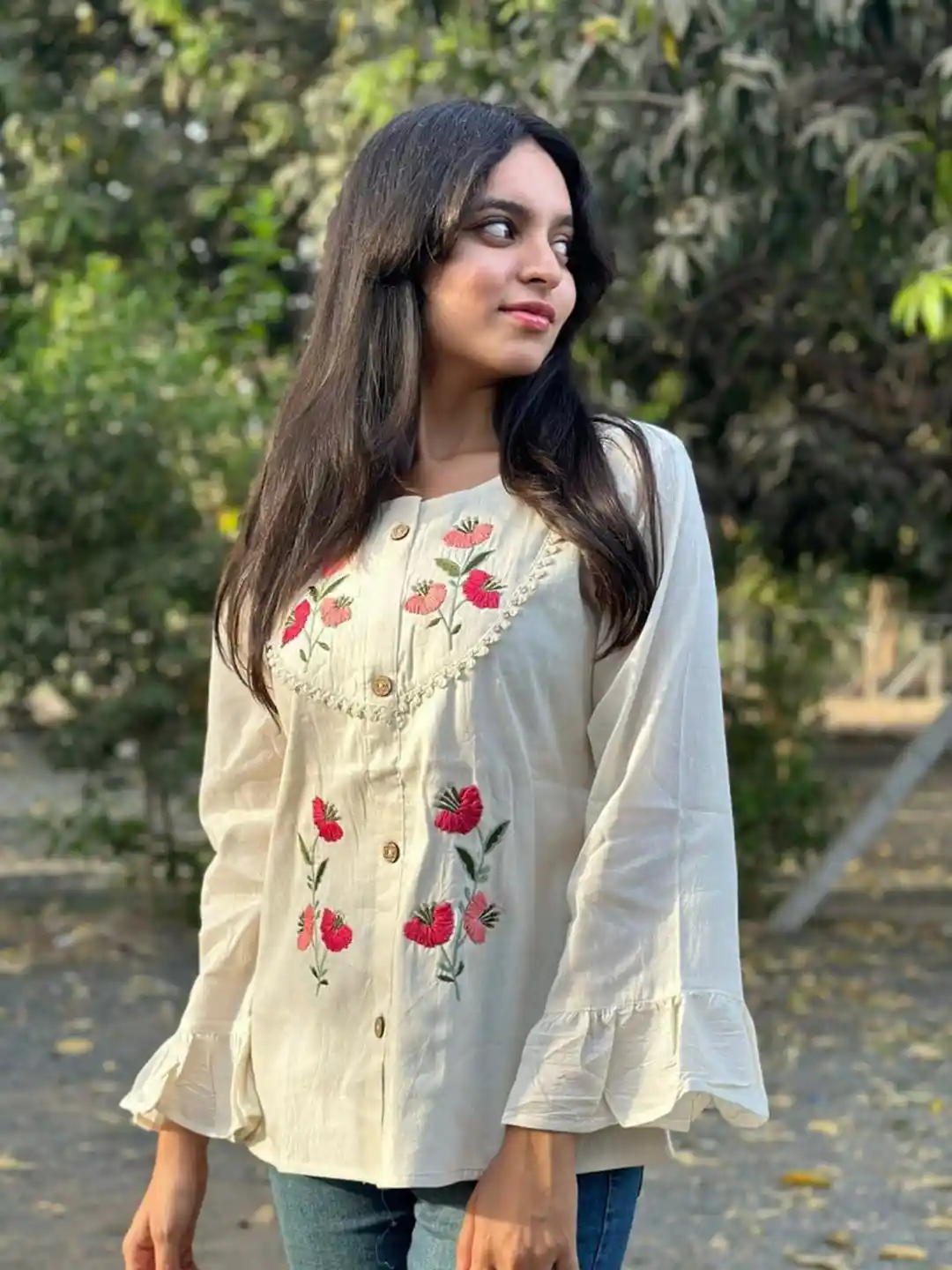 CORSICA Women Self Design Print Top