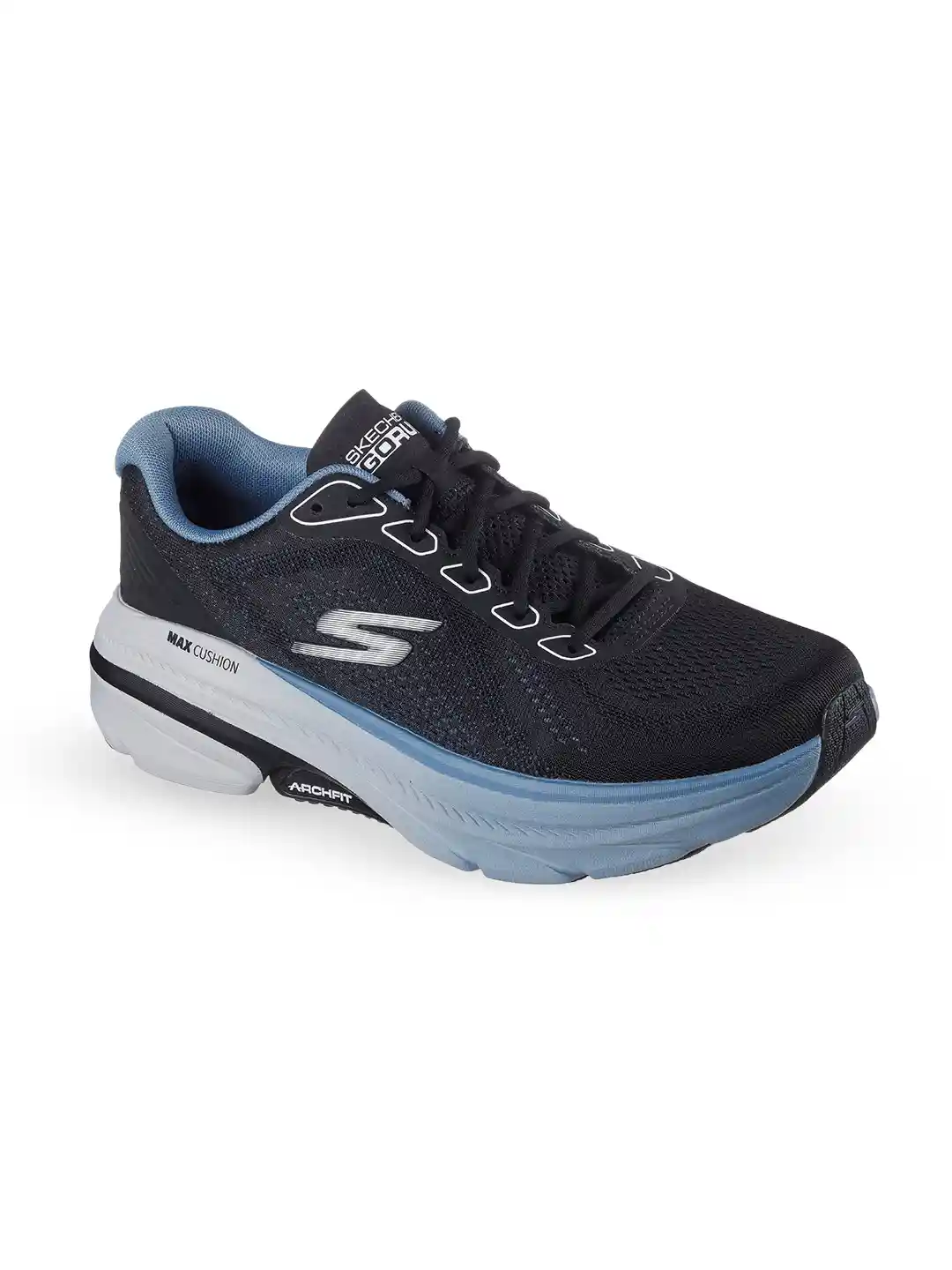 Skechers Mens MAX CUSHIONING ARCH FIT Sports Lace Up Shoe