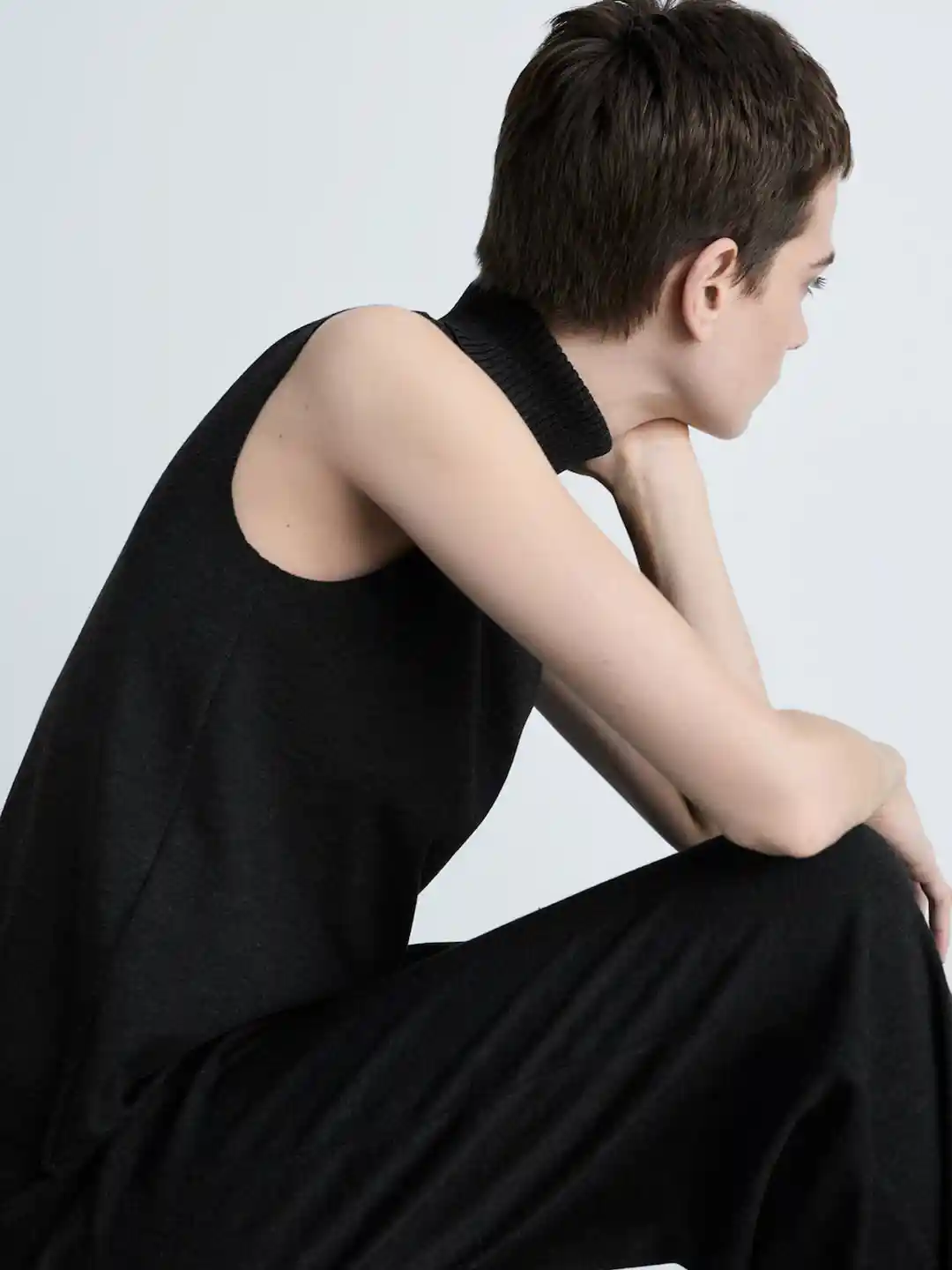 MANGO Turtleneck Knitted Top