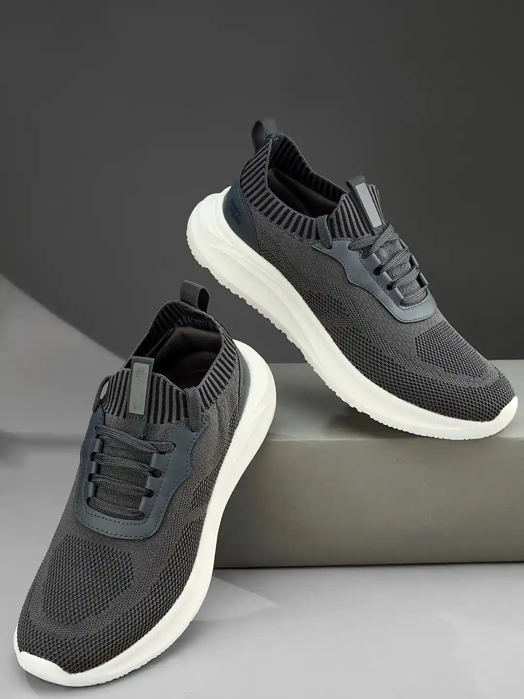 Duke Men Textile Running Shoes