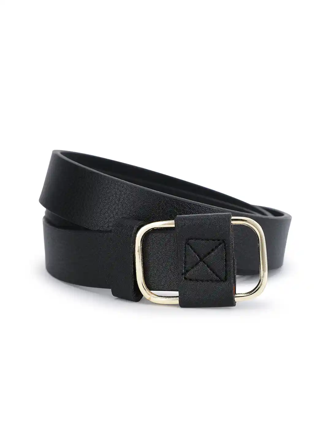 MICHAEL KOVLIN Women No Hole Adjustable Fashion Faux Leather Belt