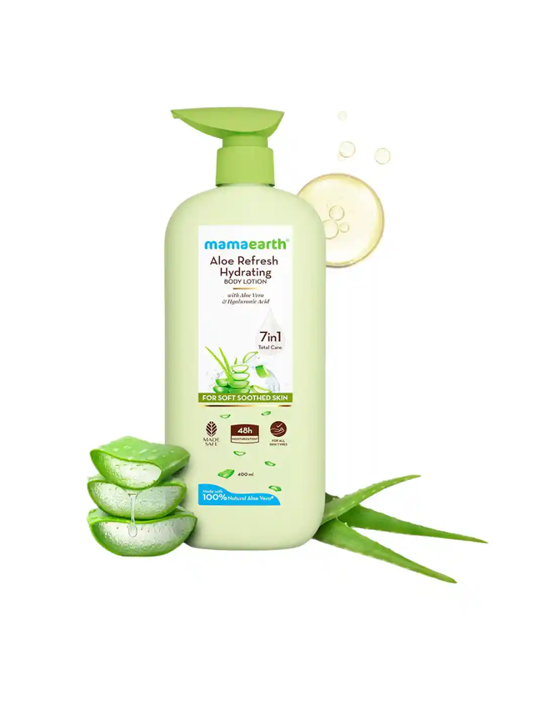 Buy Mamaearth Aloe Refresh Hydrating Body Lotion With Aloe Vera