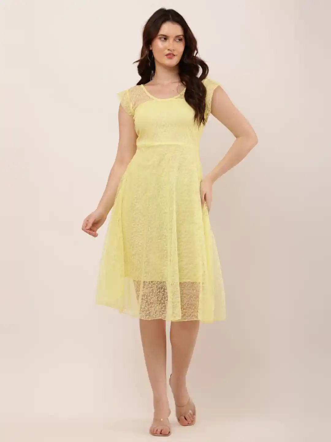 Buy Mast Harbour Women Round Neck Empire Mini Dress Dresses