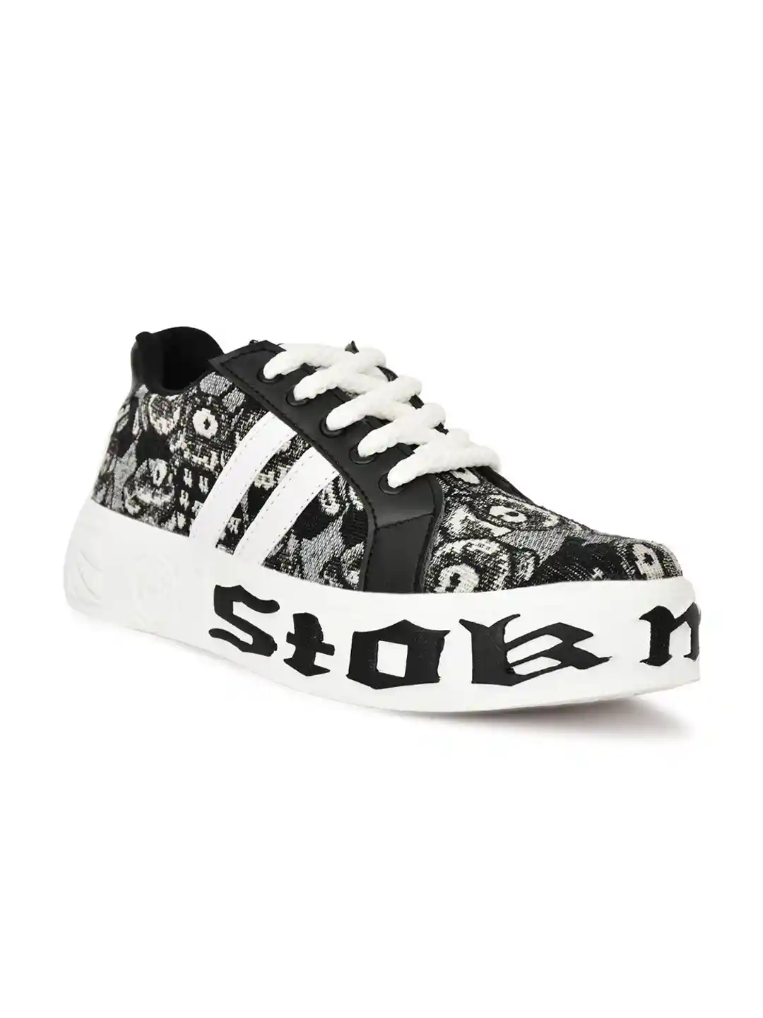 Buy OZJI Men Printed Regular Slip-On Sneakers Casual Shoes for