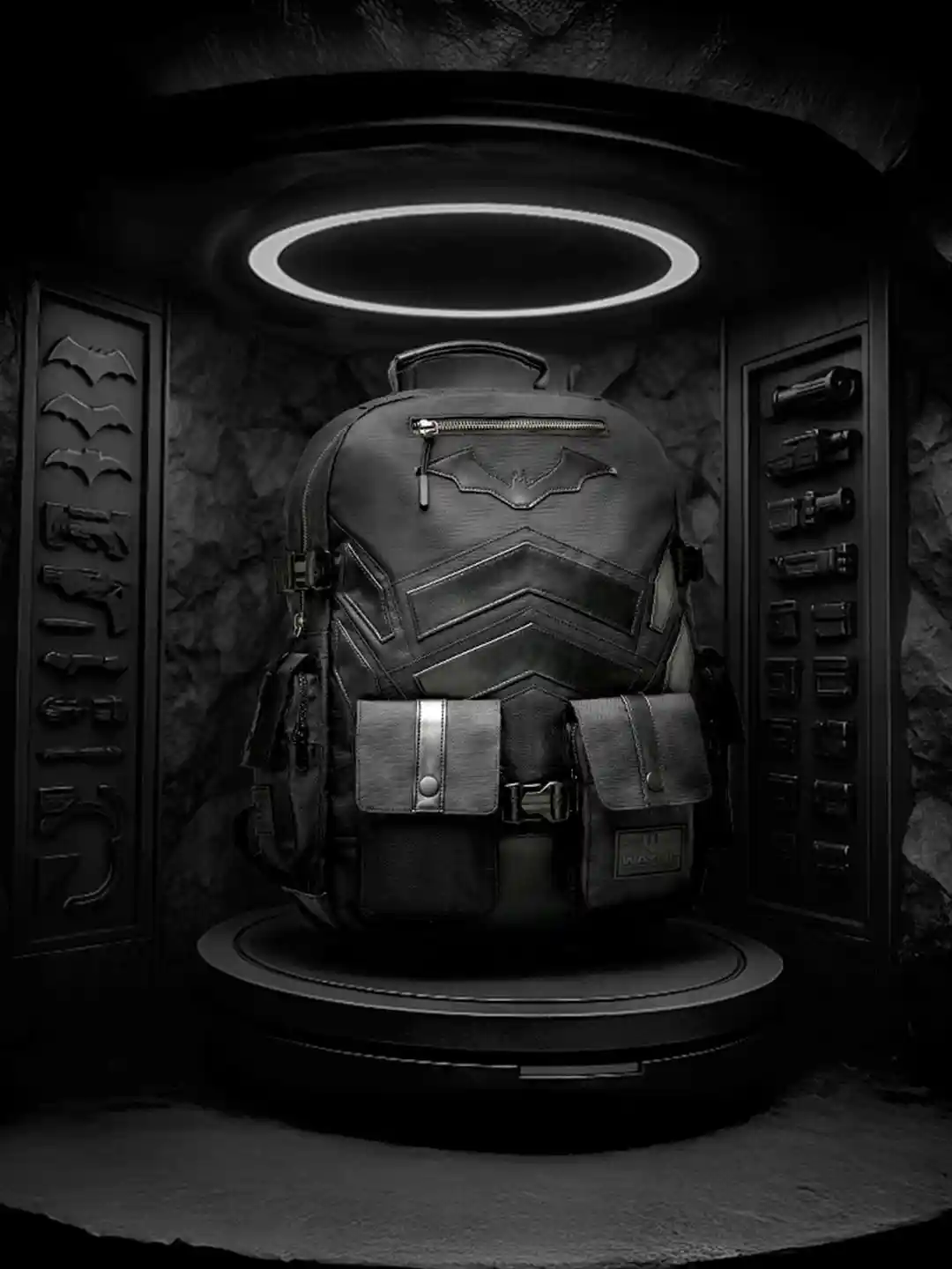 Hot Topic Batman Logo Backpack DC Batman Comic Legend Backpack