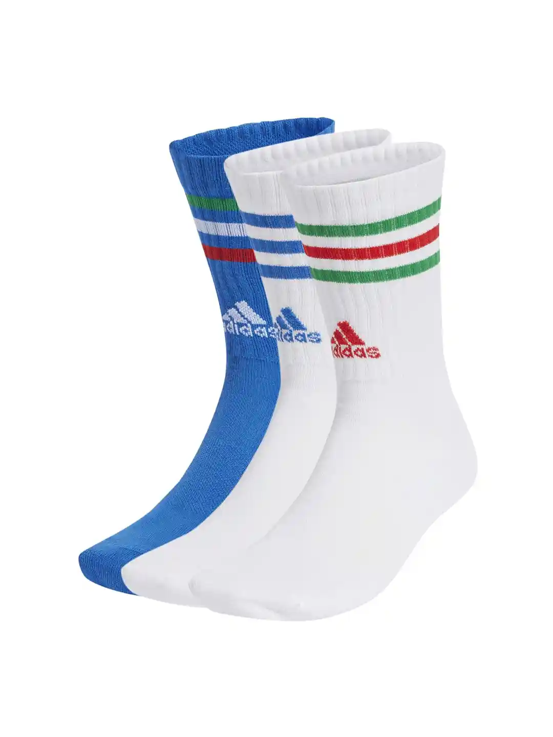 Buy ADIDAS Pack Of 3-Stripes Cushioned Sportswear Crew Socks