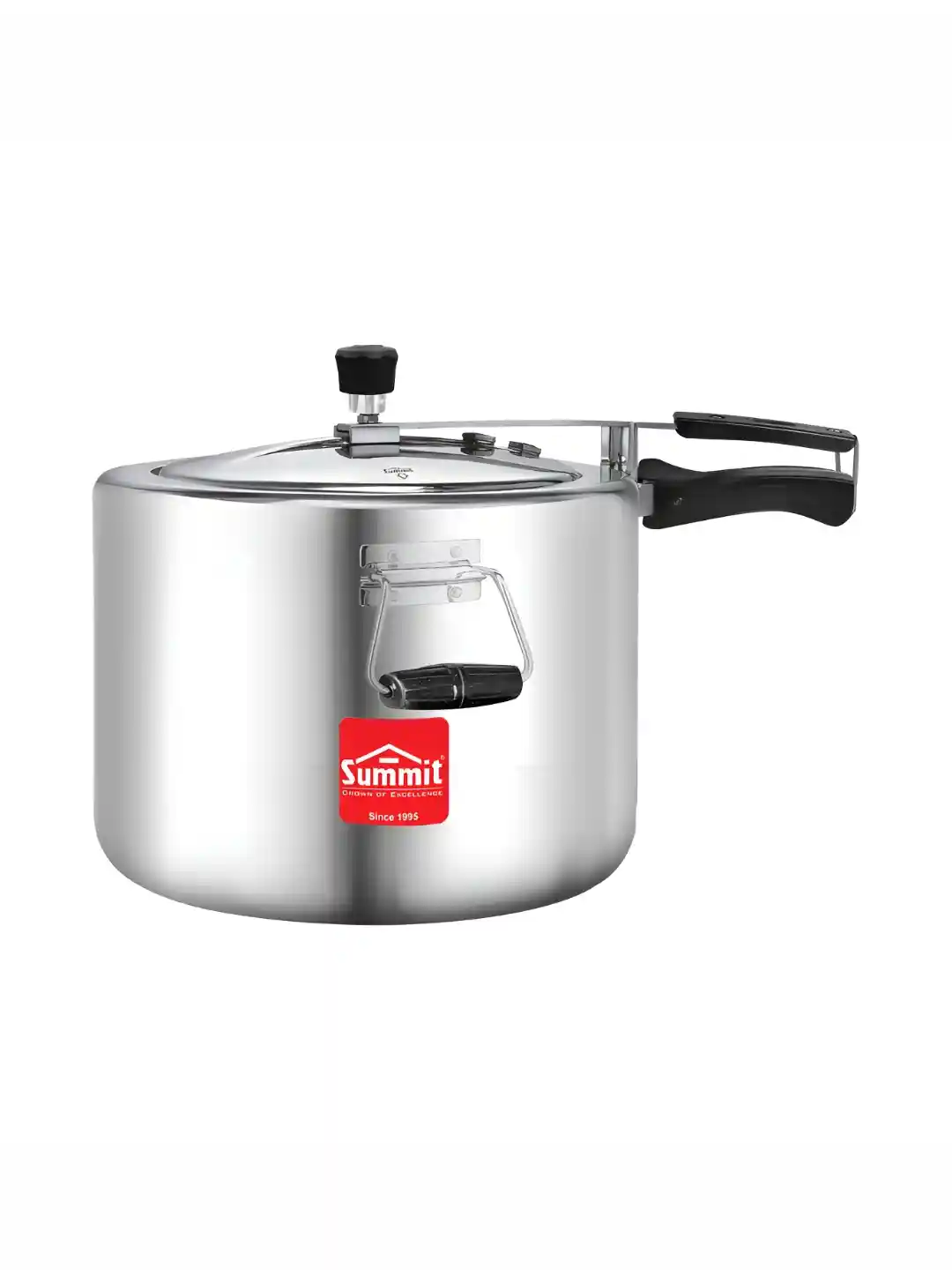 SUMMIT Silver-Toned 2025 Aluminium Dishwasher Safe Pressure Cooker