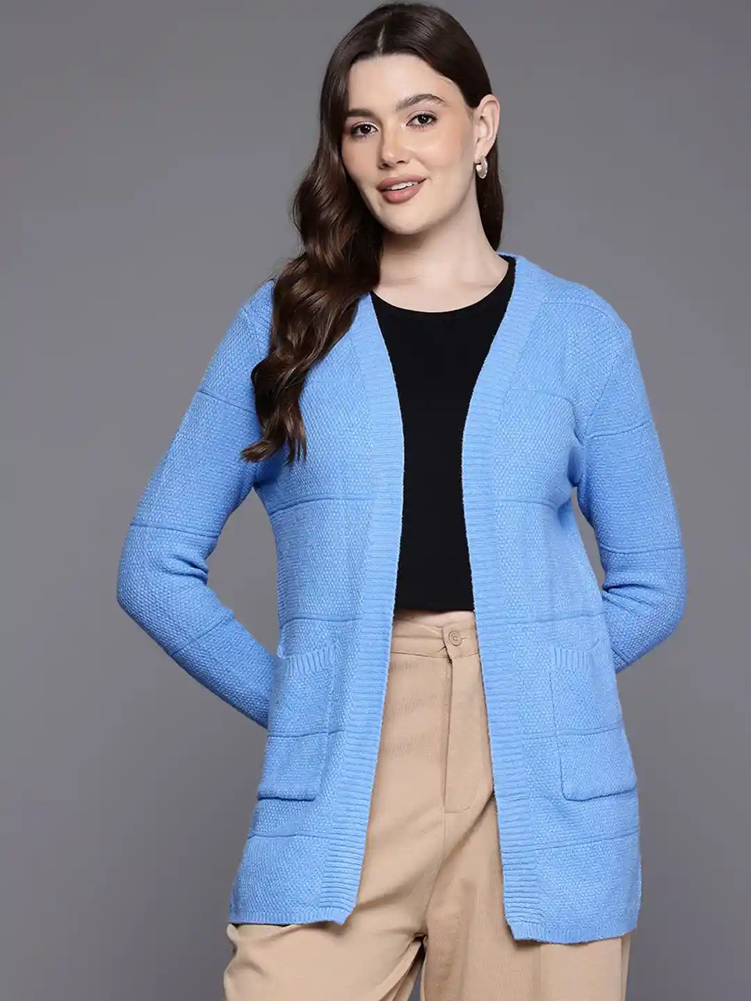 The Roadster Lifestyle Co Woollen Longline Cardigan