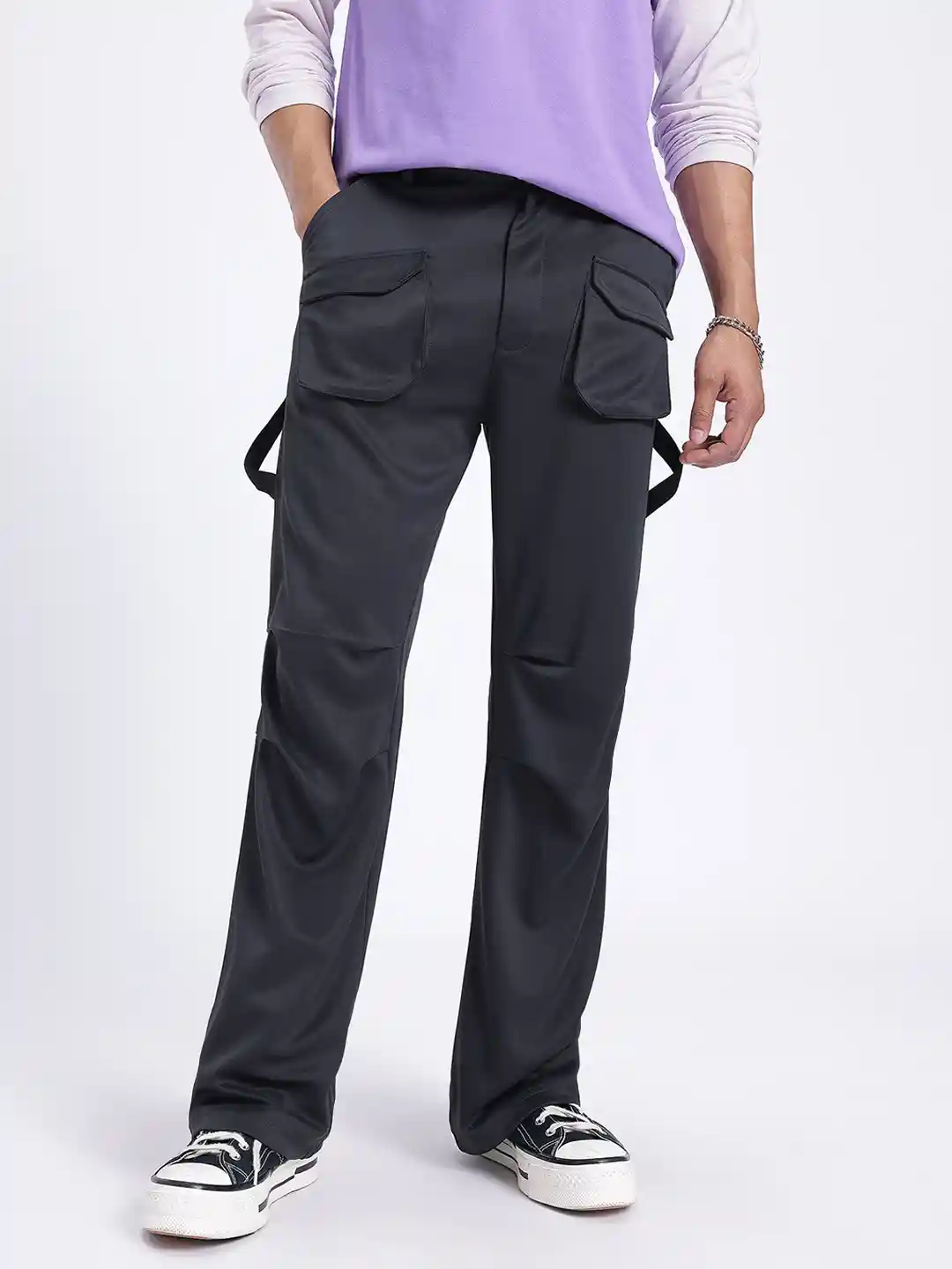 glitchez Men Style Relaxed Fit Trousers