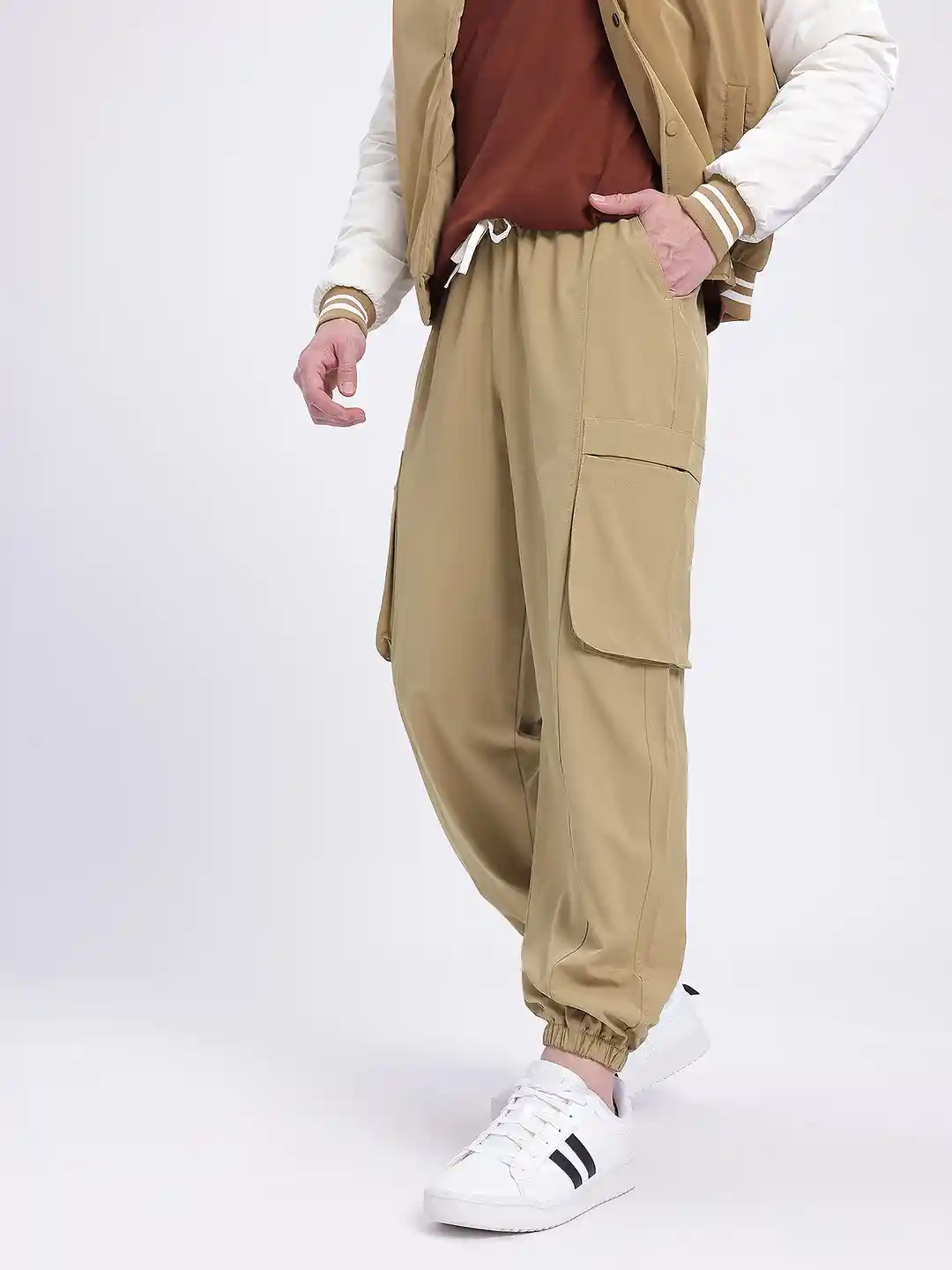 Baggy Khaki Cargo Joggers Mens Licemere Buy Mens Slim Fit Cargo