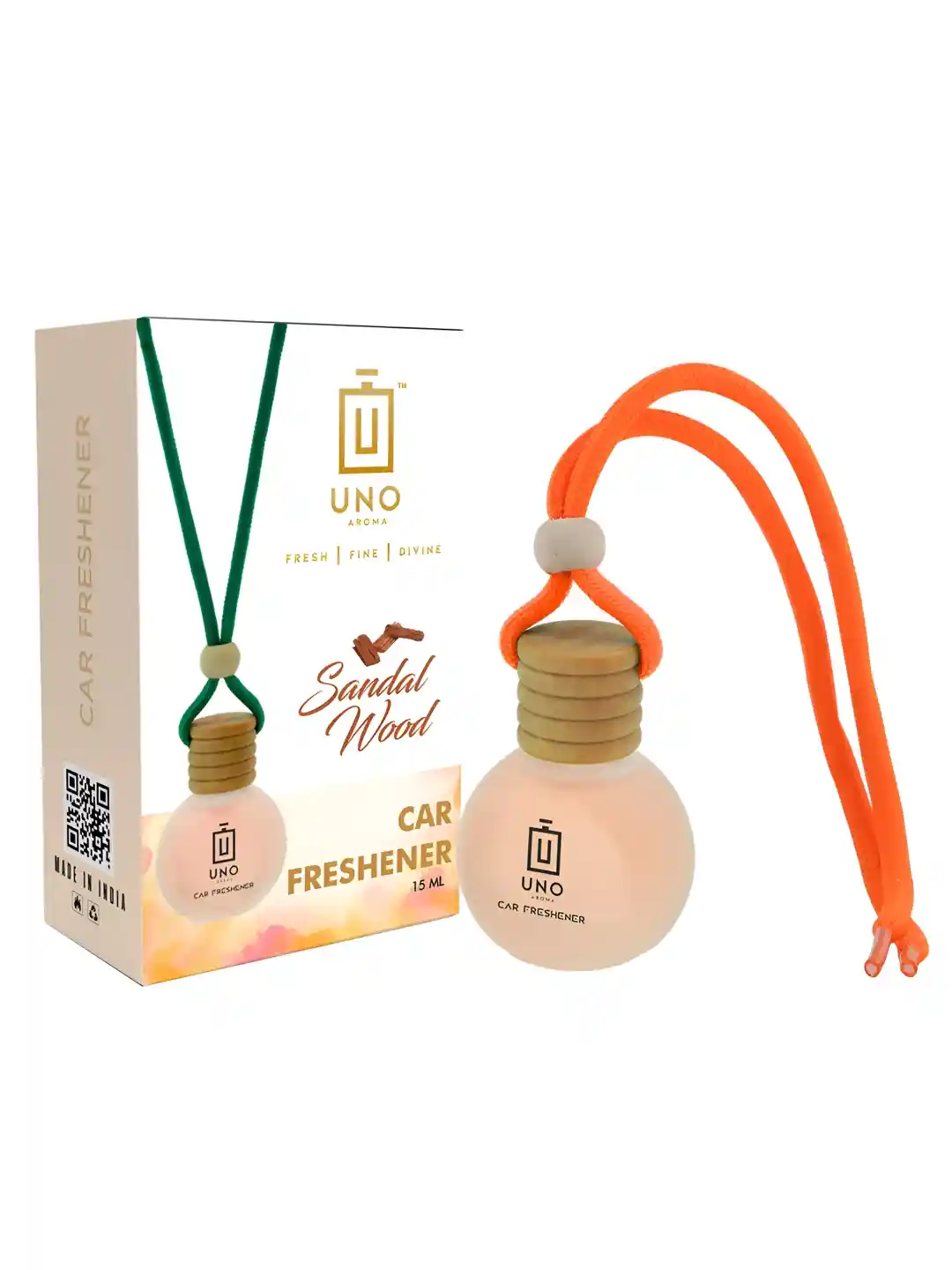 Buy UNO AROMA Sandalwood Hanging Car Freshener 15ml Air