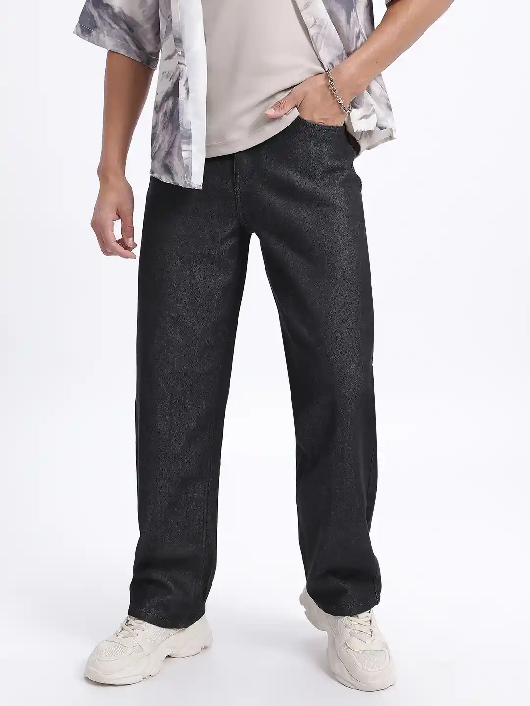 Buy glitchez Men Baggy Jeans Jeans for Men 32322554 Myntra