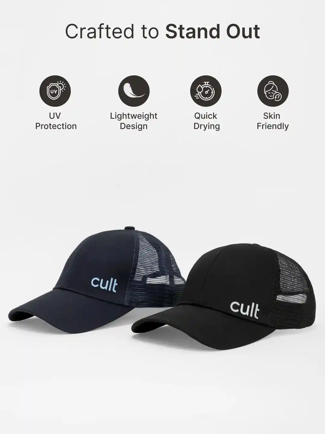 CULT Unisex Cotton Baseball Caps