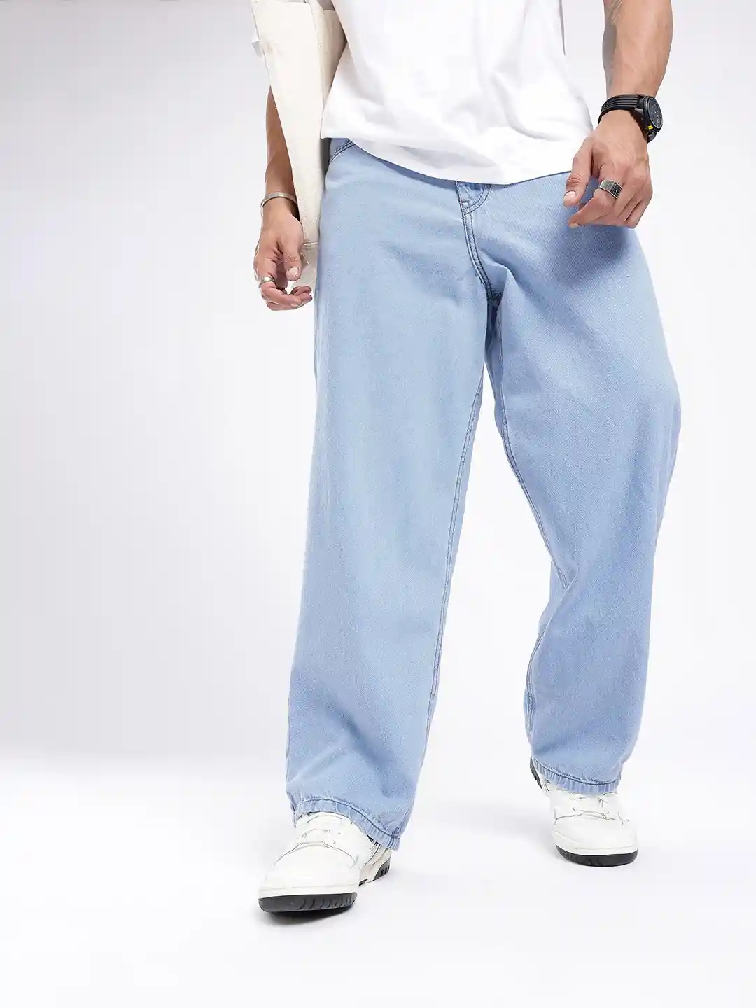 Buy glitchez Men Loose Baggy Fit Jeans Jeans for Men 31422941