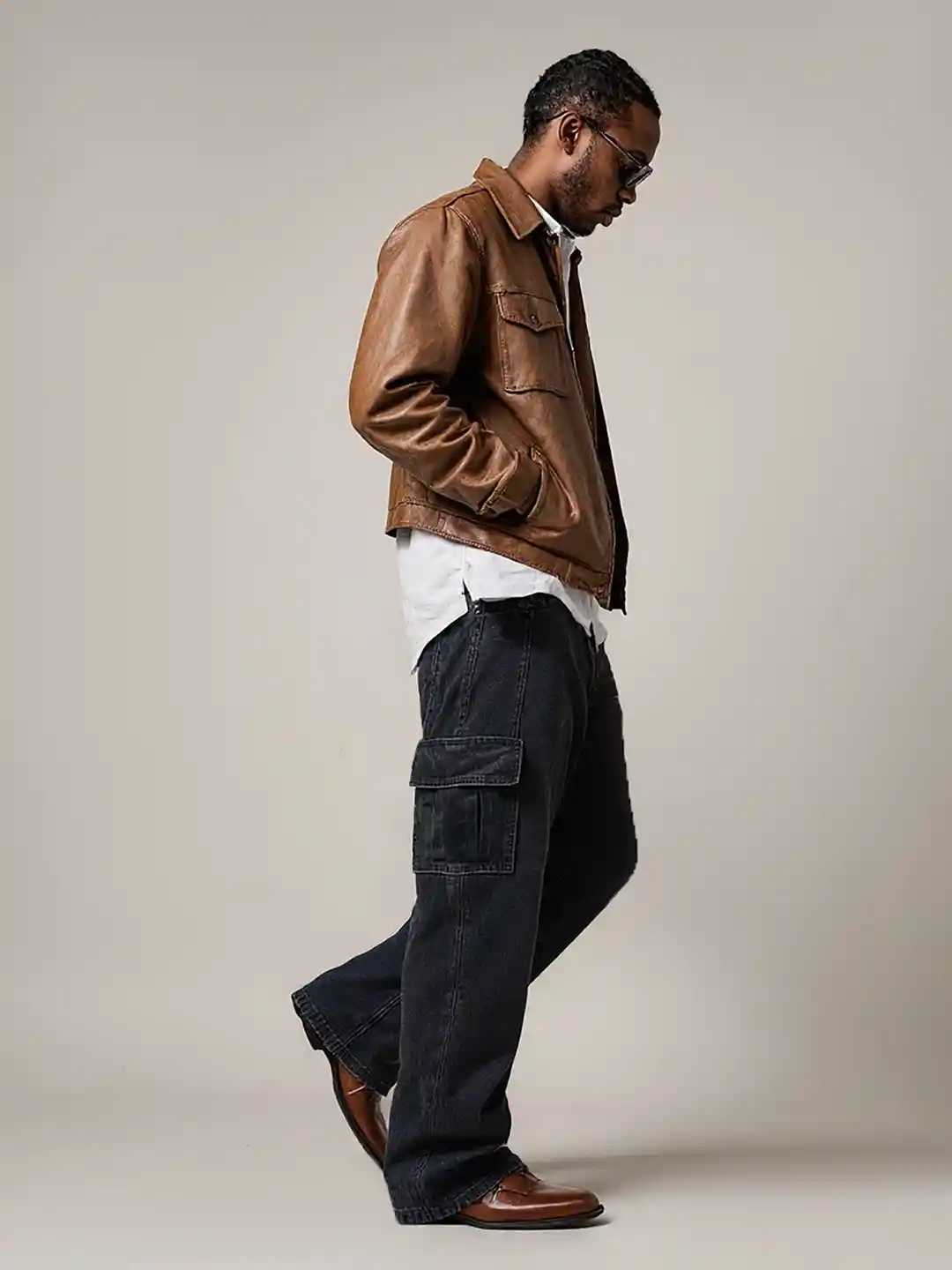 Buy FREAKINS Men Men's Pure Cotton Baggy Cargo Jeans Jeans for