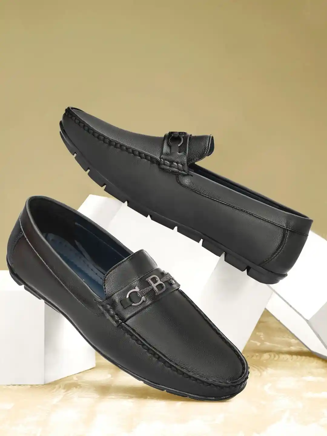 Buy INKLENZO Men Textured Lightweight Loafers With Anti Rust