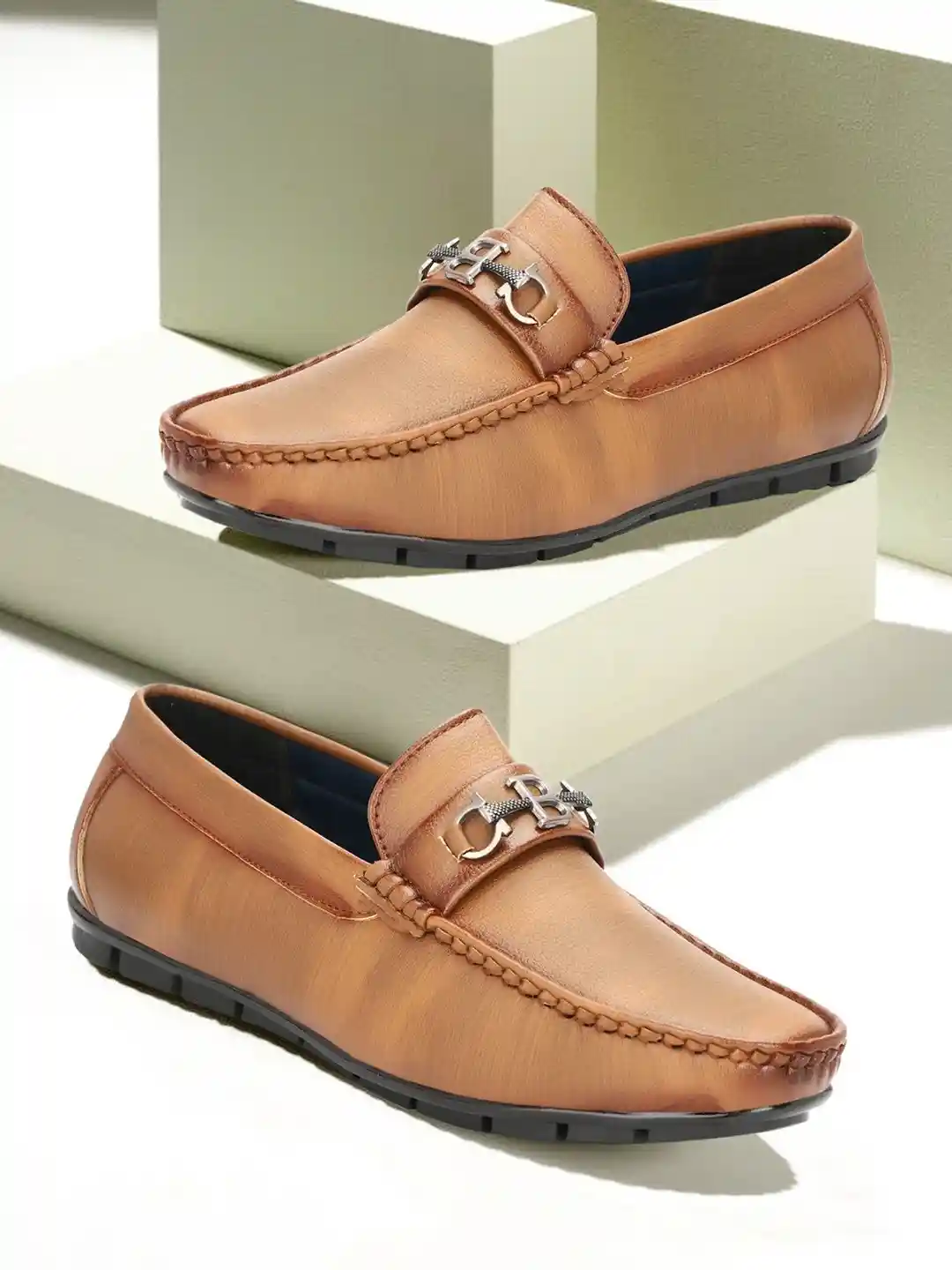 Buy INKLENZO Men Textured Round Toe Loafers Casual Shoes for Men