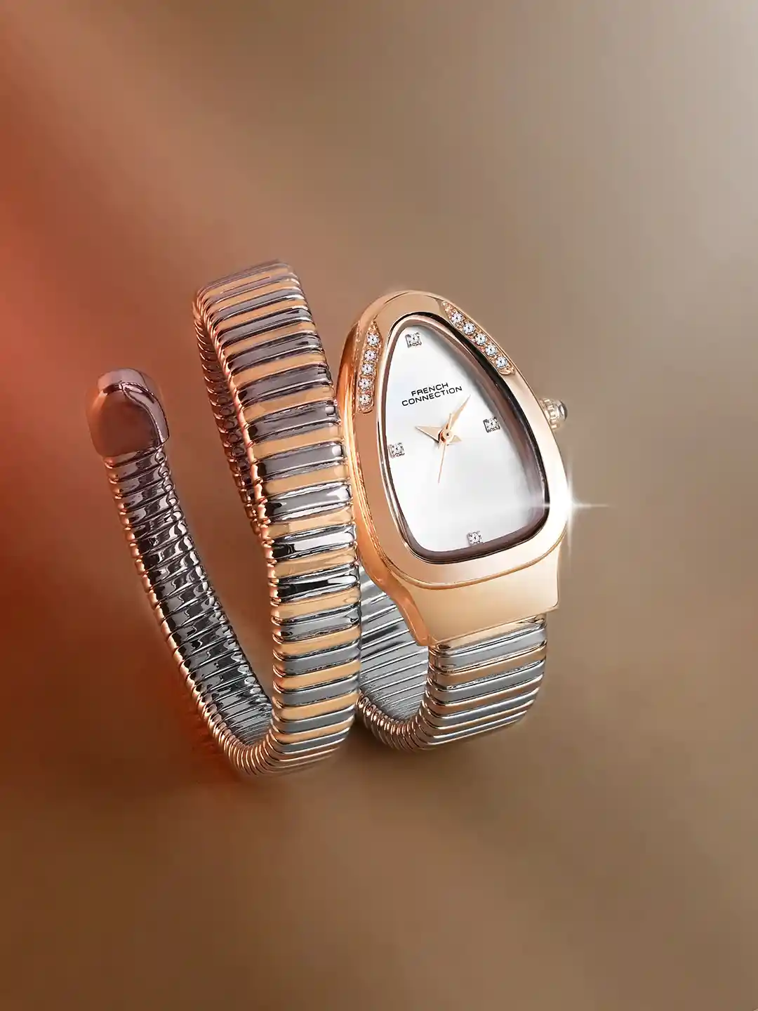 Buy French Connection Women Printed Dial Wrap Around Straps