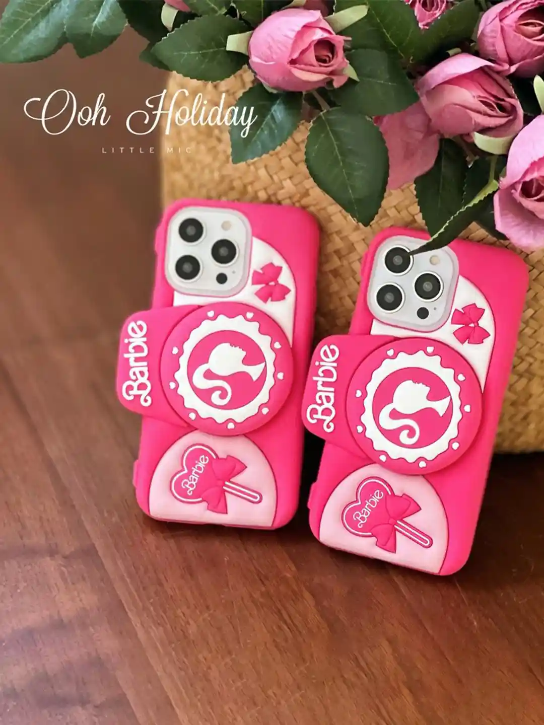 Buy CASE CREATION iPhone 13 Barbie 3D Cute Camera Holder Back Case