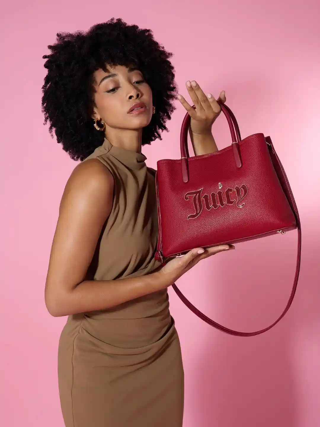 Buy Juicy Couture Women Solid Structured Satchel Bag Handbags