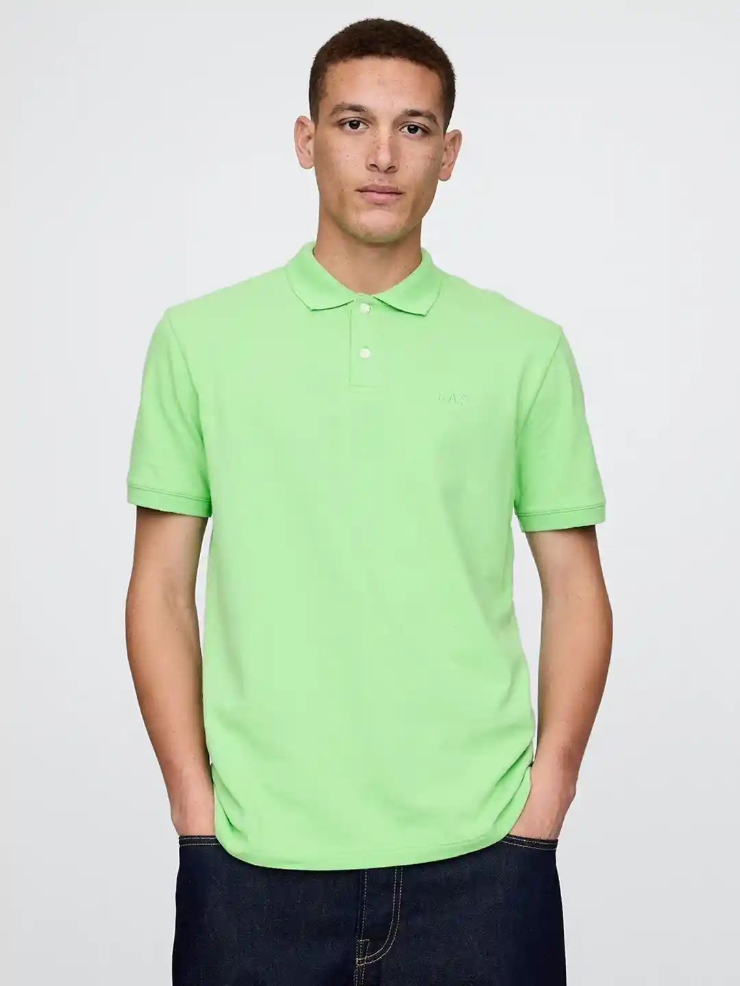 Buy GAP Men Polo Collar Slim Fit T-shirt Tshirts for Men