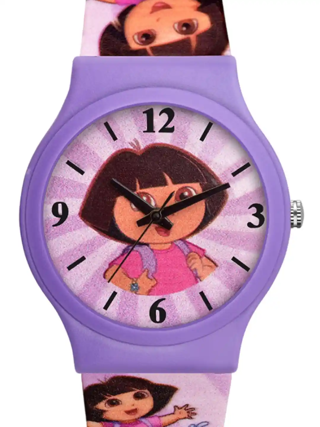 Purple Dora The Explorer Watch Colors And Character Random-Wrist