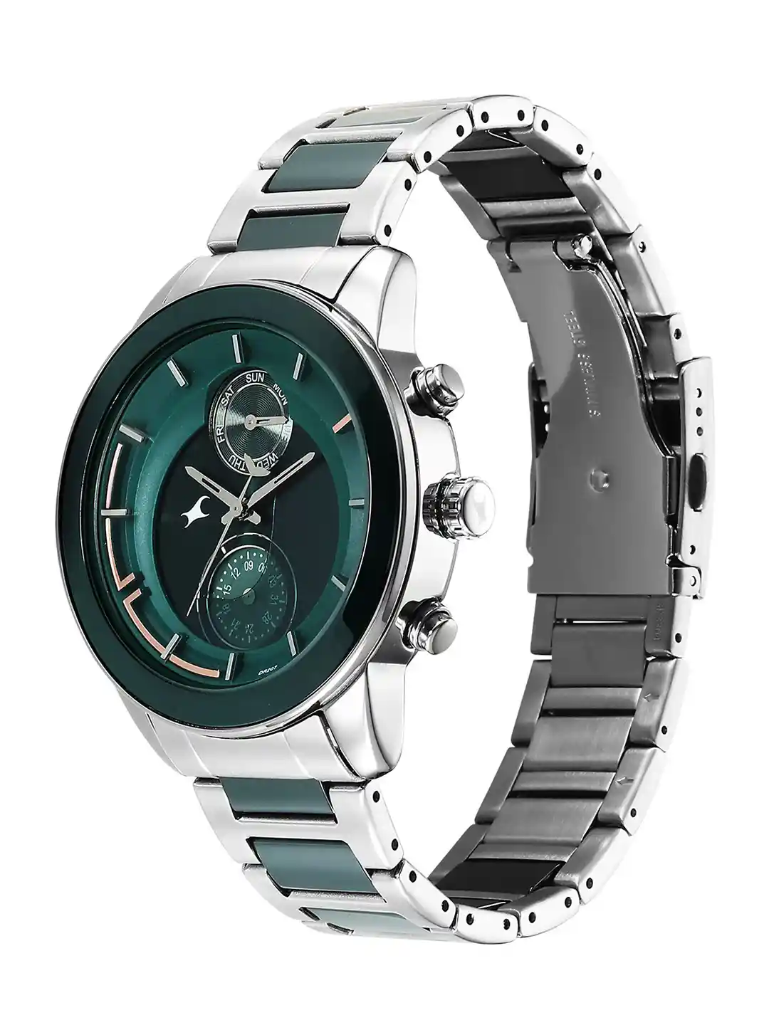 Buy Fastrack Oceanyx Ceramic Quartz Round Dial Men's Watch