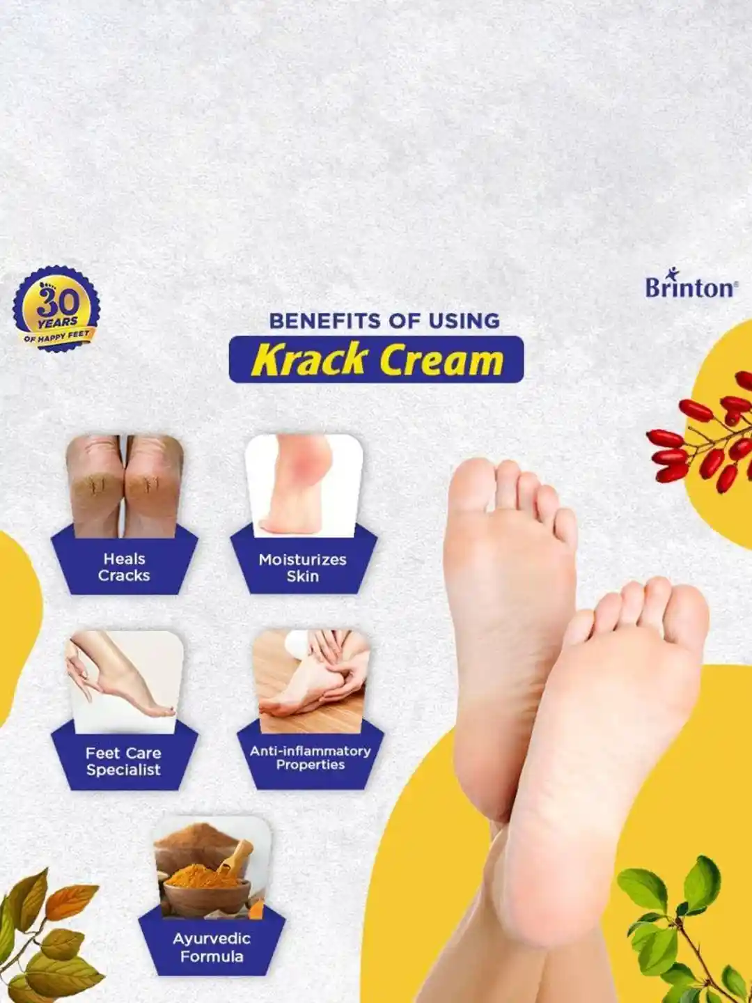 Buy Krack Set Of Set Of Heel Repair Cream With Vitamin E 25