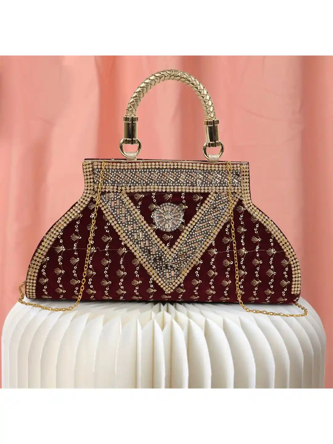 NORVE Embellished Purse Clutch