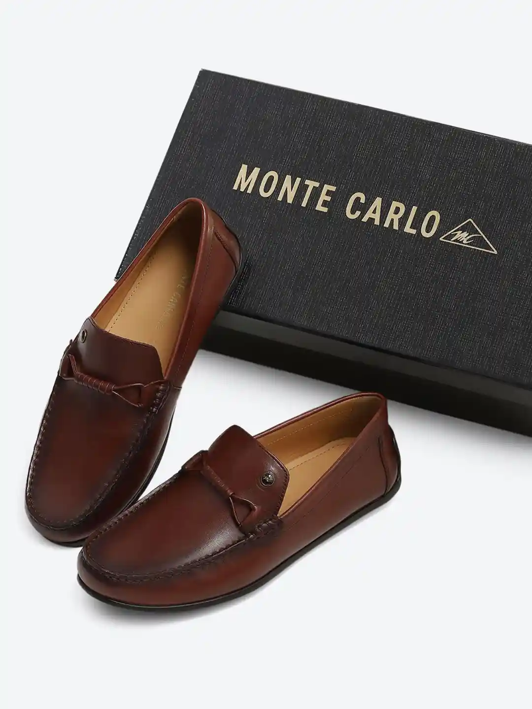 Buy Monte Carlo Men Genuine Leather Formal Loafers Formal Shoes