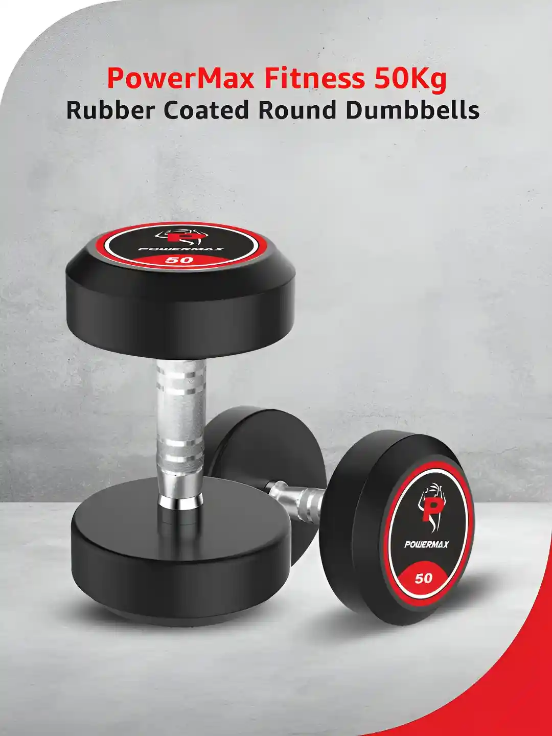 Dumbbells 50kg N/AX Adjustable Dumbbells Set: 50kg Weight, Non
