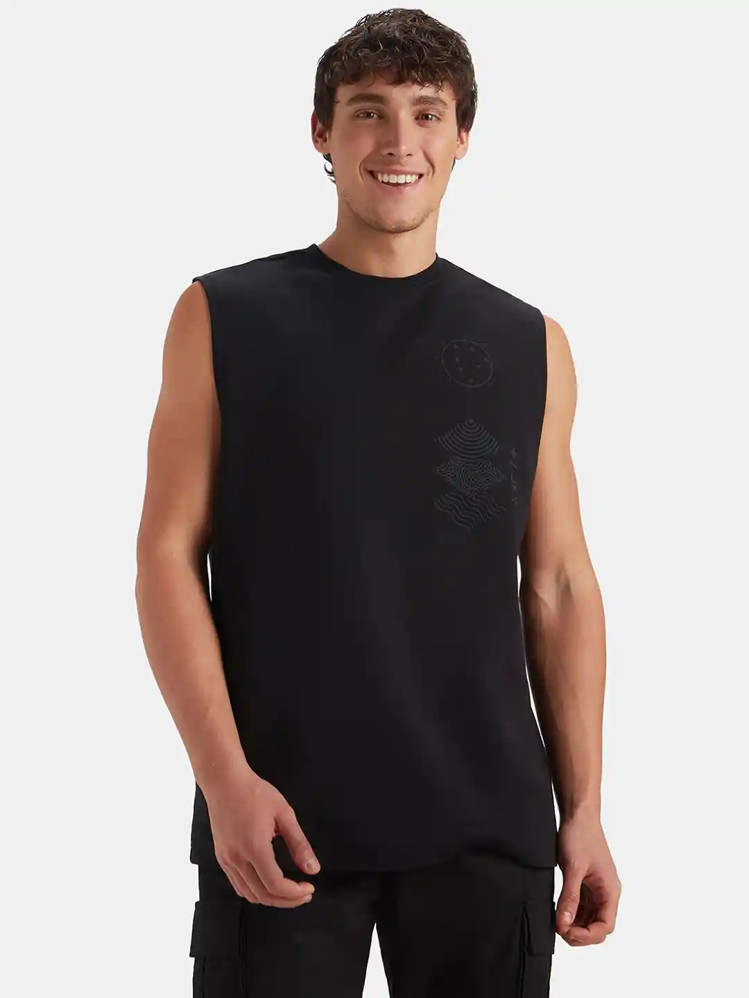 Buy Jockey Groove Men Super Combed Cotton Rich Printed Round Neck