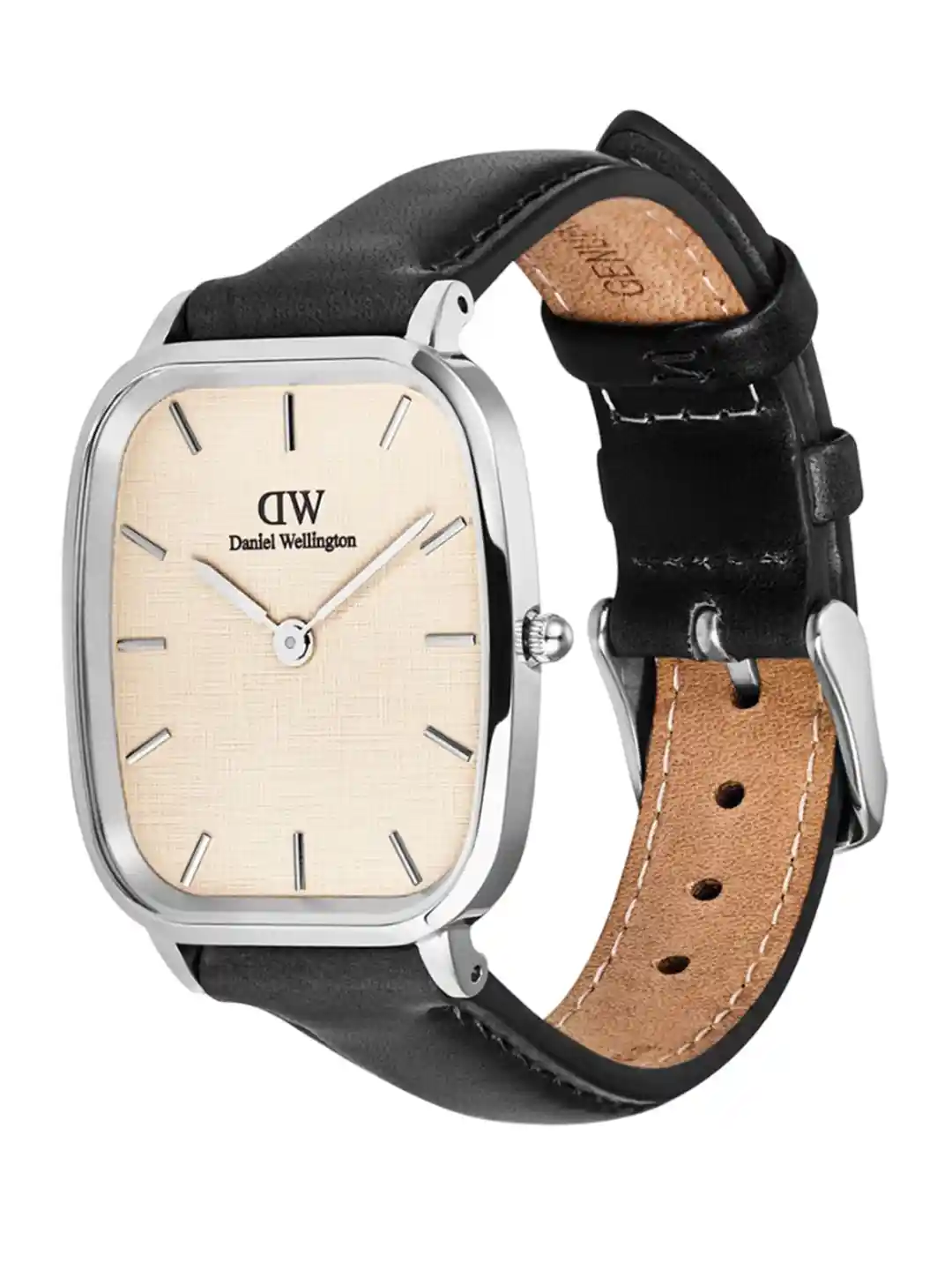 Daniel Wellington Vintage Men Dial Leather Straps Reset Time Analogue  Watch DW00100813K