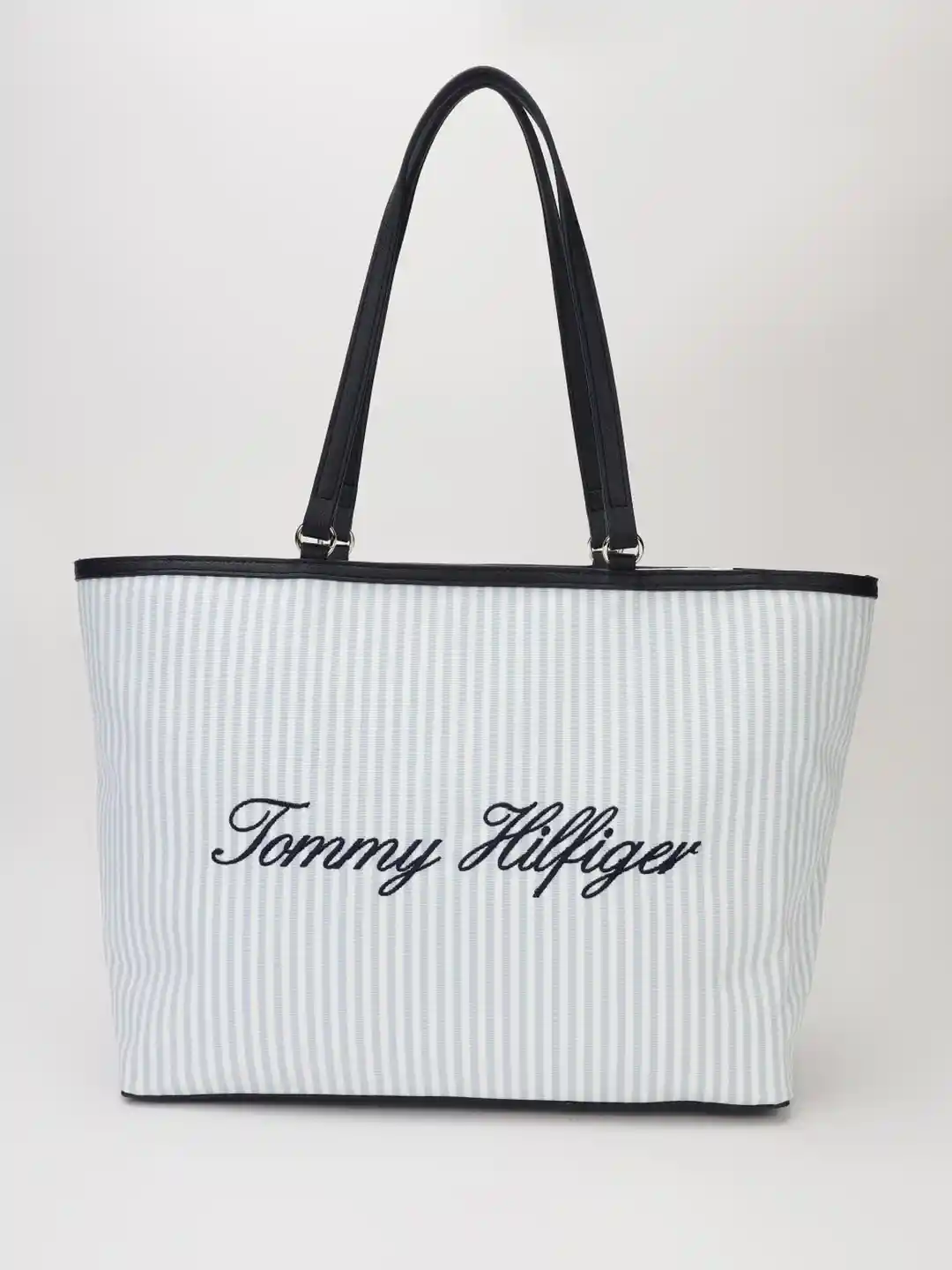 Buy Tommy Hilfiger Striped Oversized Shopper Tote Bag Handbags