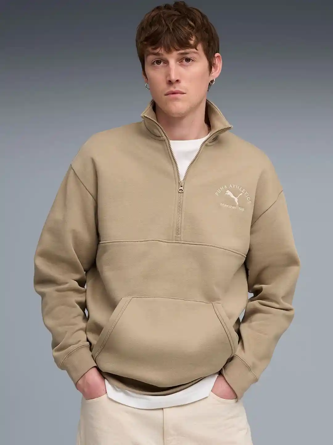 Buy Puma Class Men's Half Zip Sweater - Sweatshirts for Men 37963277 |  Myntra