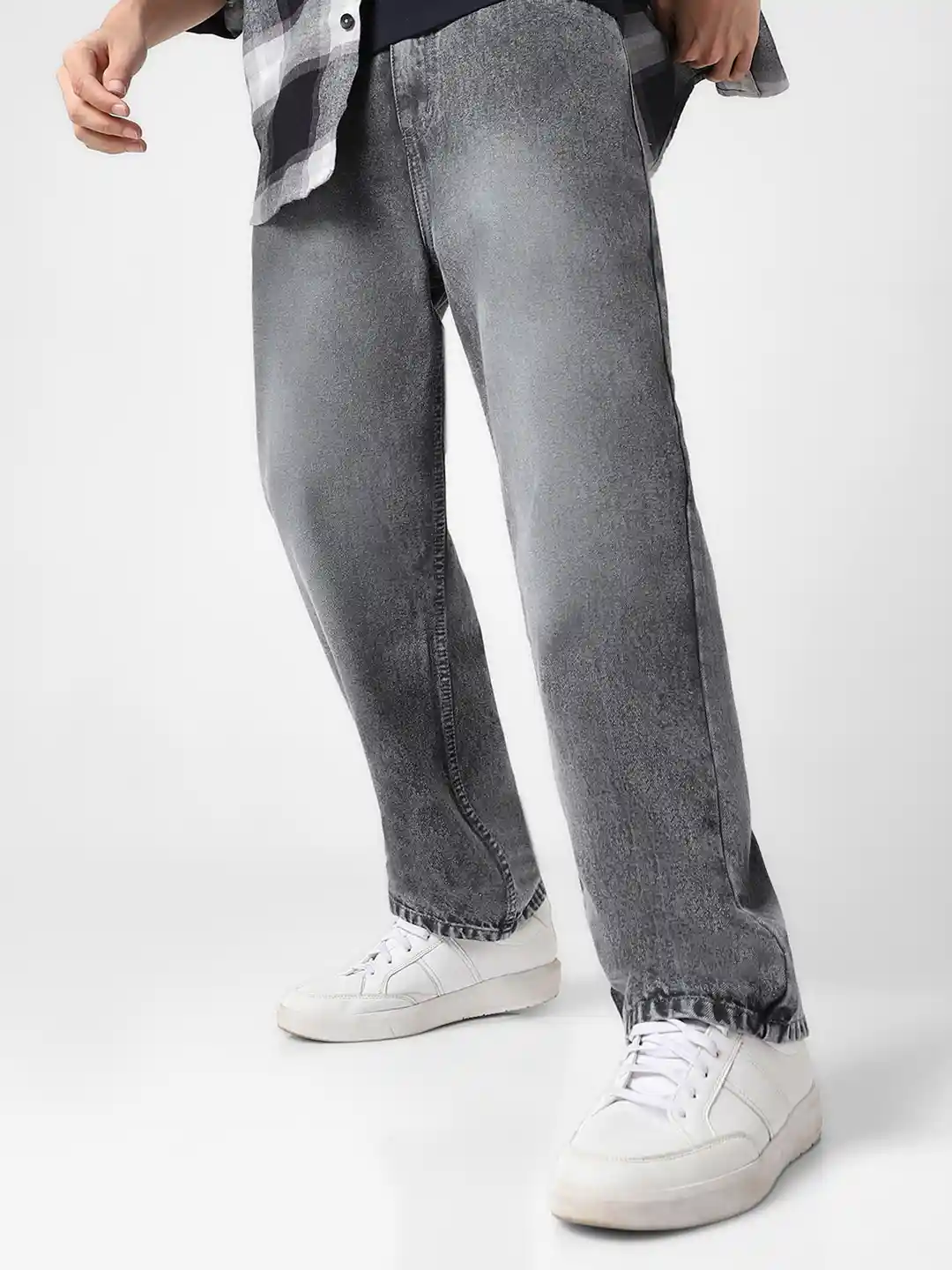 Buy Urbano Fashion Men Non Stretchable Loose Baggy Fit Washed