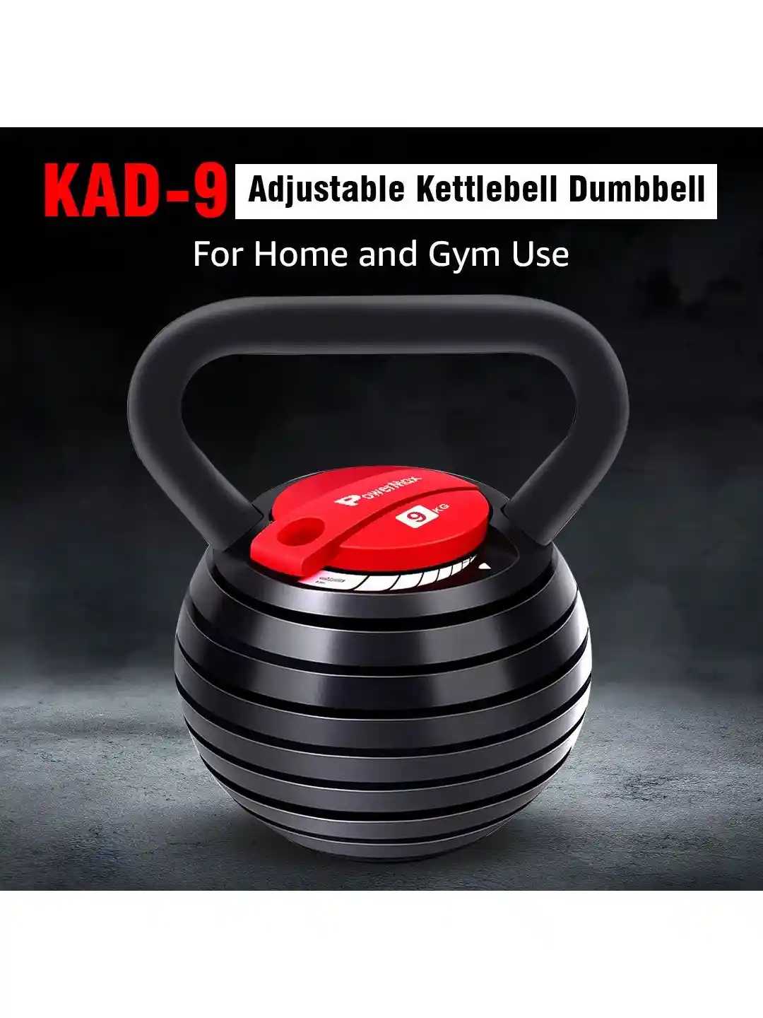 Buy PowerMax Fitness 7-in-1 Adjustable Weight Kettlebell