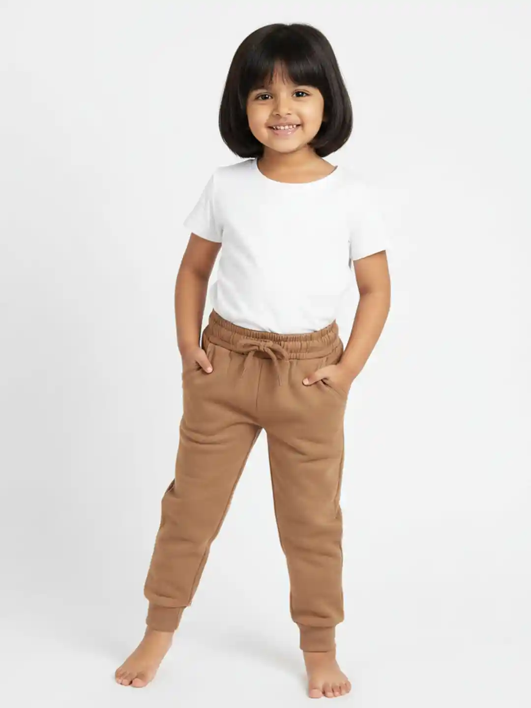 Buy Orange Sugar Kids Unisex Winter Fleece Joggers Track Pants