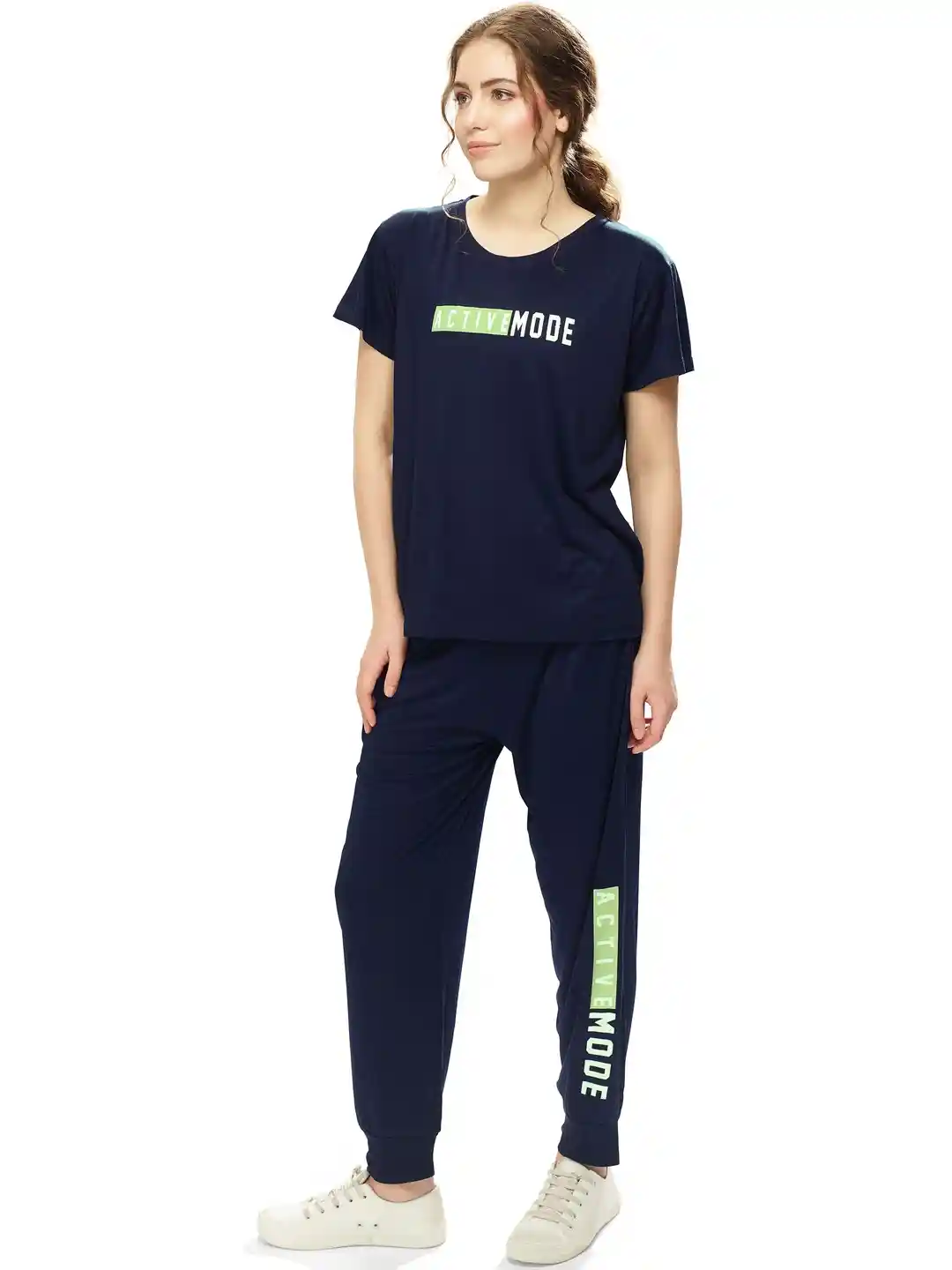 Buy WEET Women Typography Printed Cotton Tracksuits Tracksuits