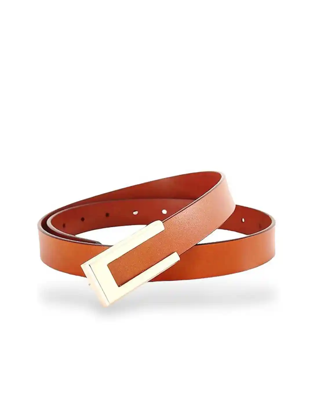 Buy HAPANI FASHION Women Leather Belt With Closure Slider Buckle