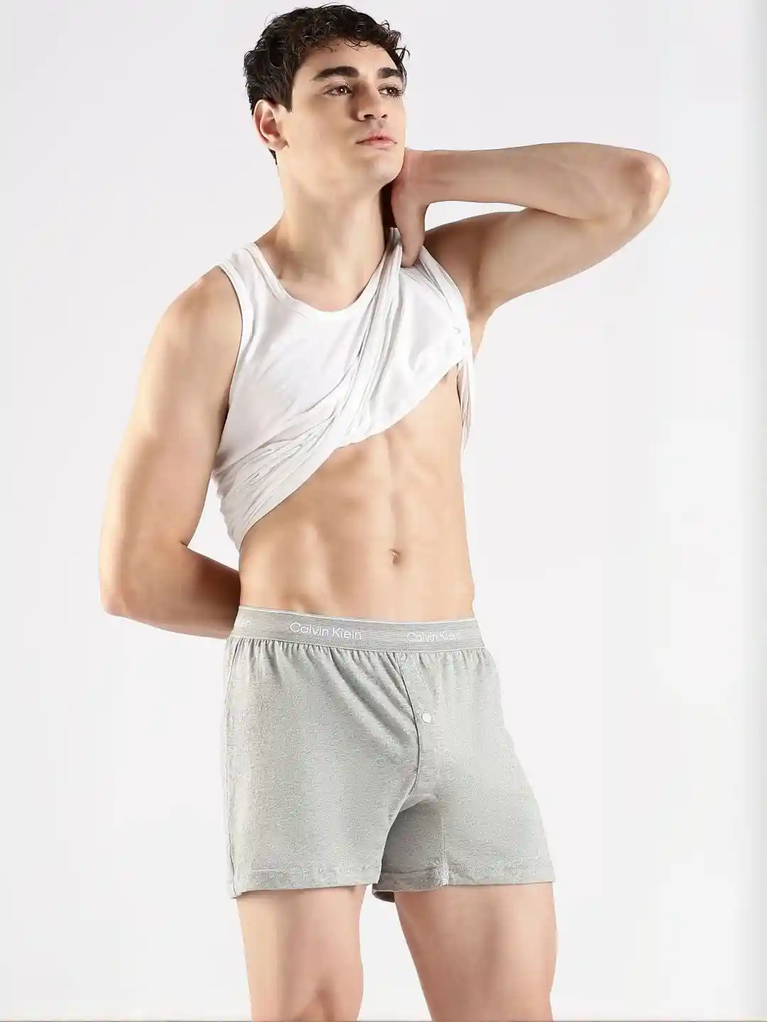 Buy Calvin Klein Underwear Men Pack of Solid Cotton Boxer-Style