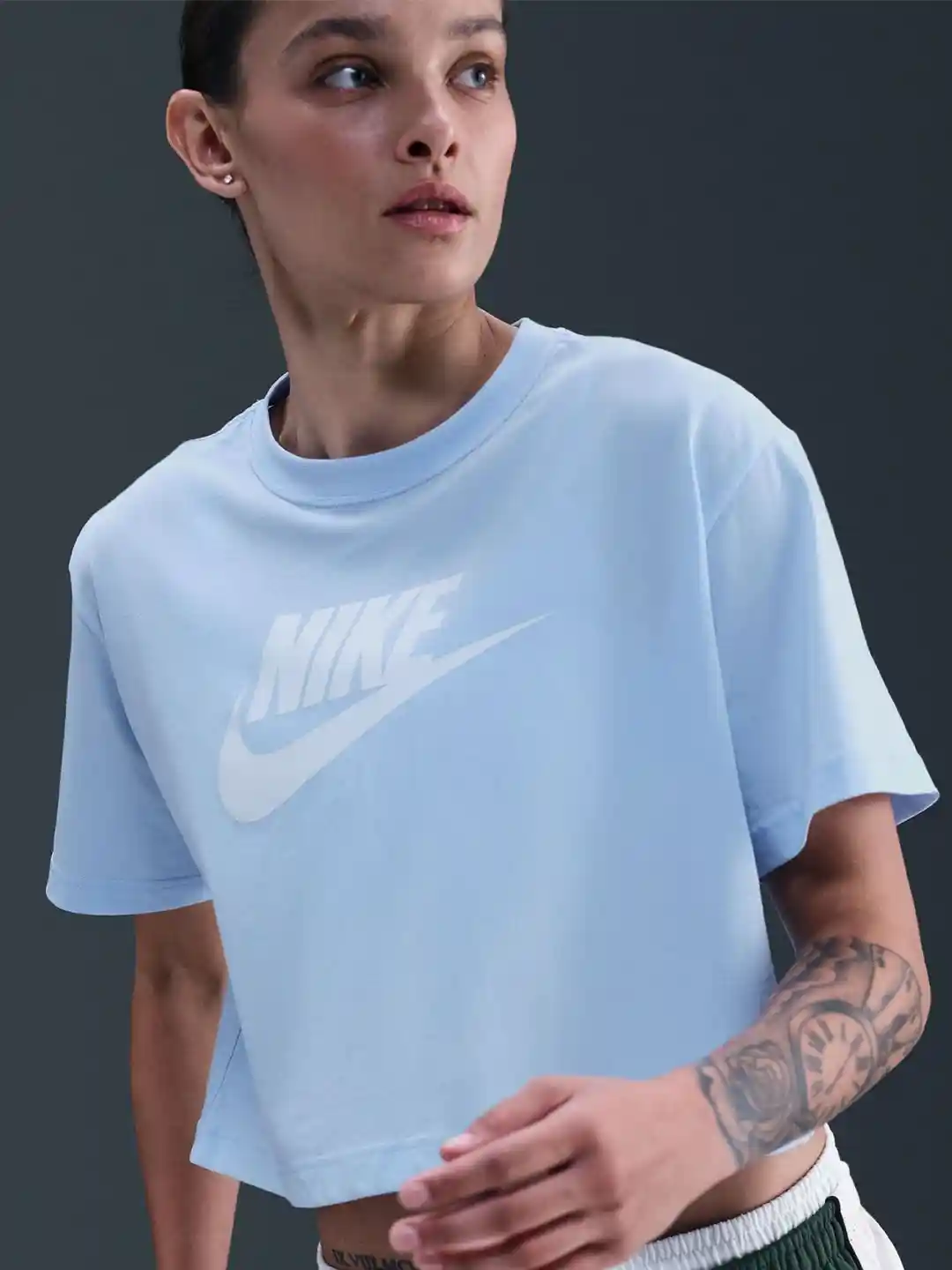 Buy Nike Sportswear Essential Women's Cropped Cotton T-Shirt