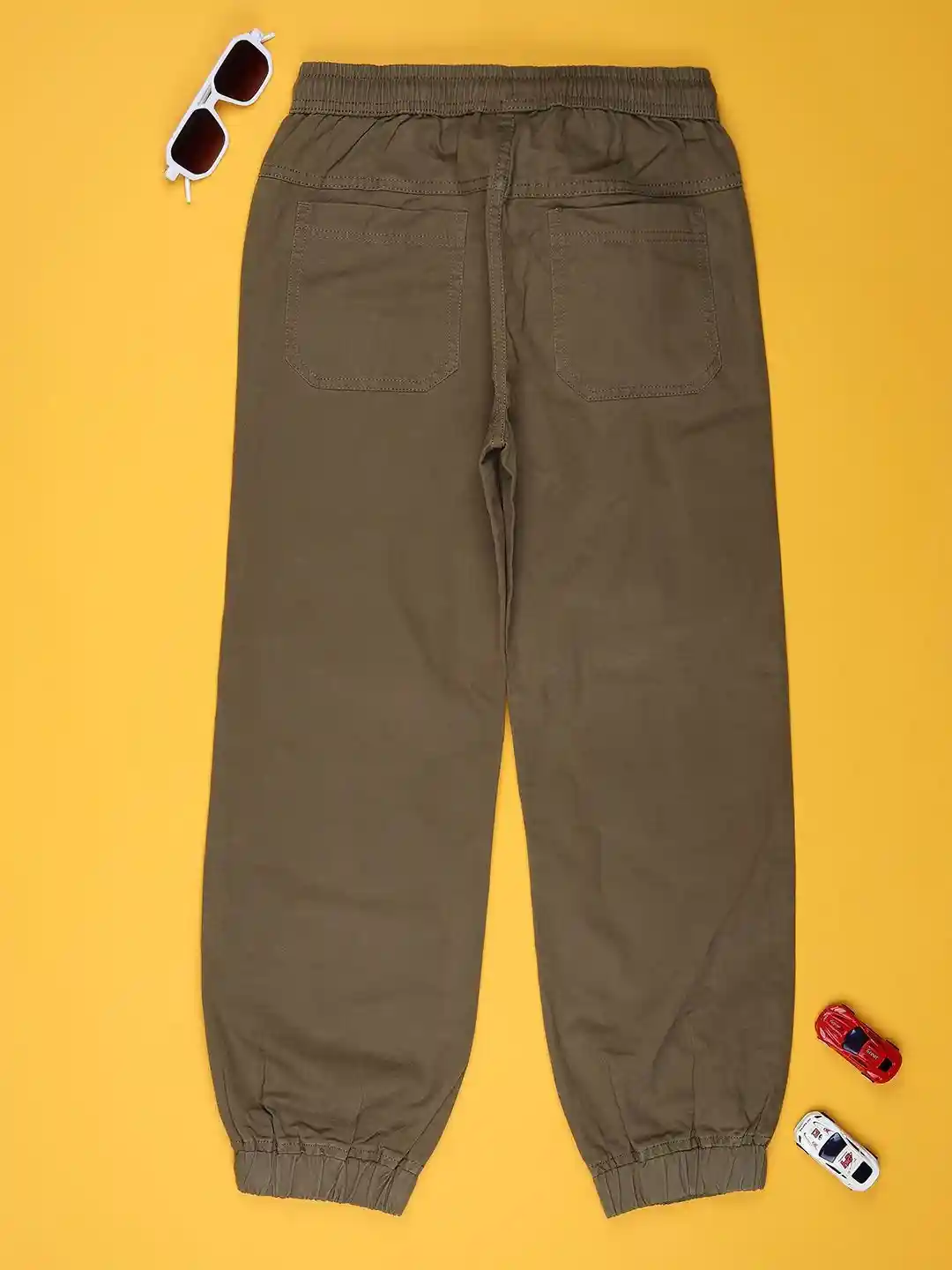 Buy V-Mart Boys Jogger Fit Mid-Rise Trousers - Trousers for