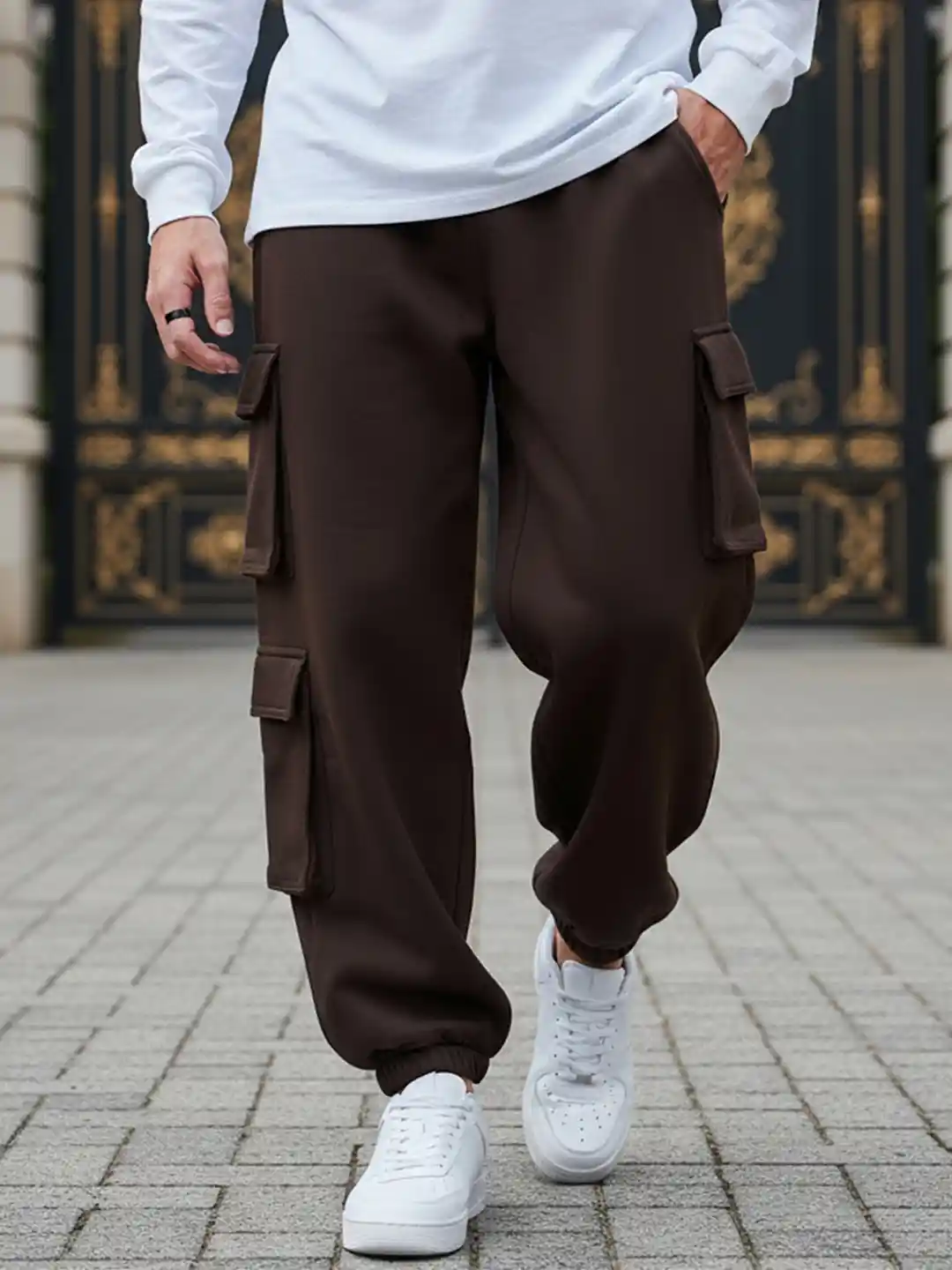 Buy Bewakoof Heavy Duty Men Super Loose Fit Cargo Joggers