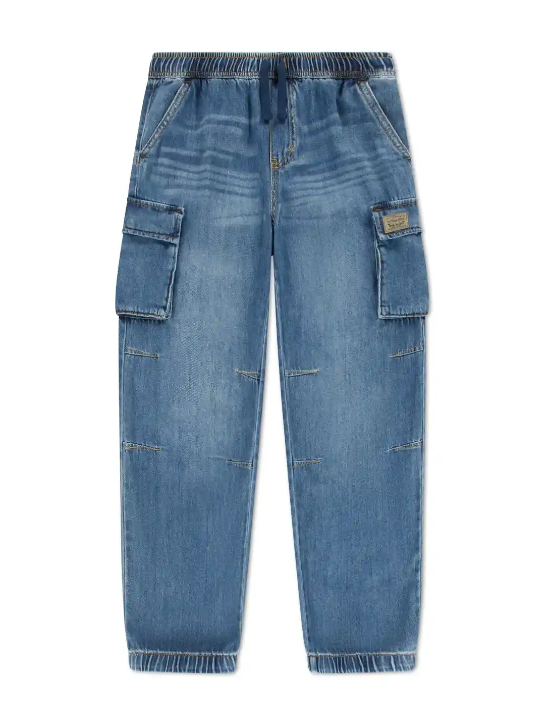 Buy Levis Boys Relaxed Fit Mid-Rise Light Fade Cargo Jogger Jeans
