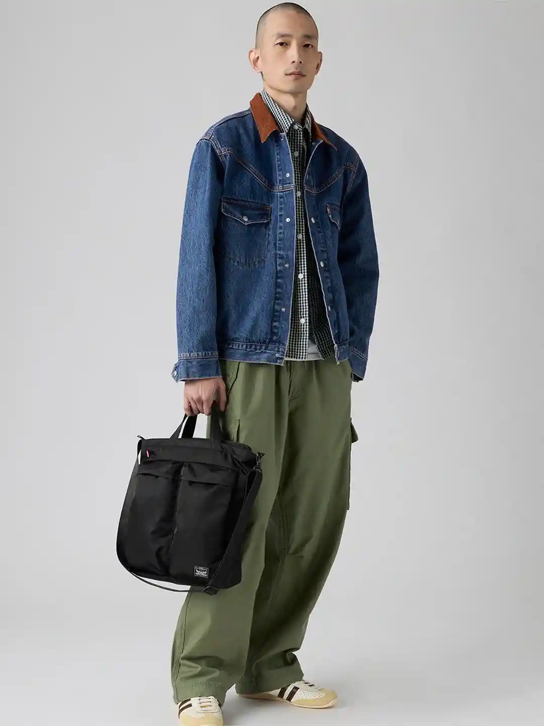 Buy Levis Structured Tote Bag with Tasselled Handbags for Unisex