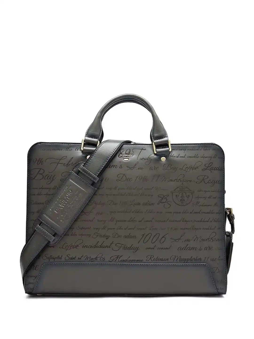 Da Milano Men Leather Laptop Bag