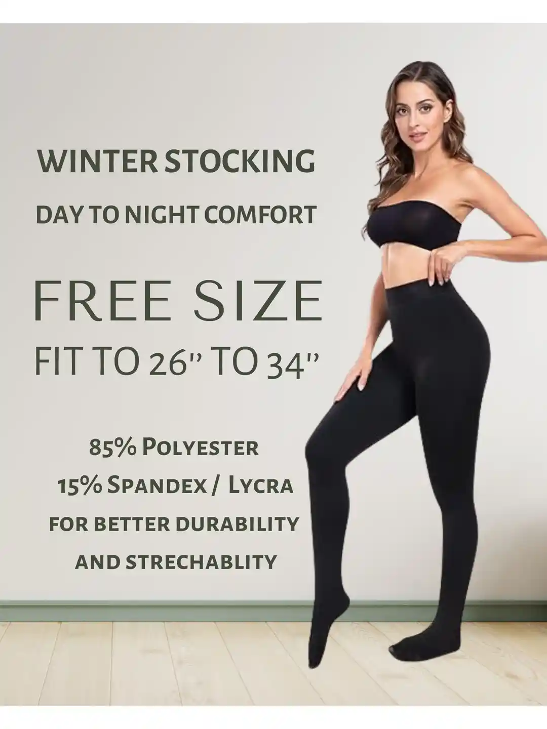 Buy adornstar Women High Waist Stretchable Winter Thermal