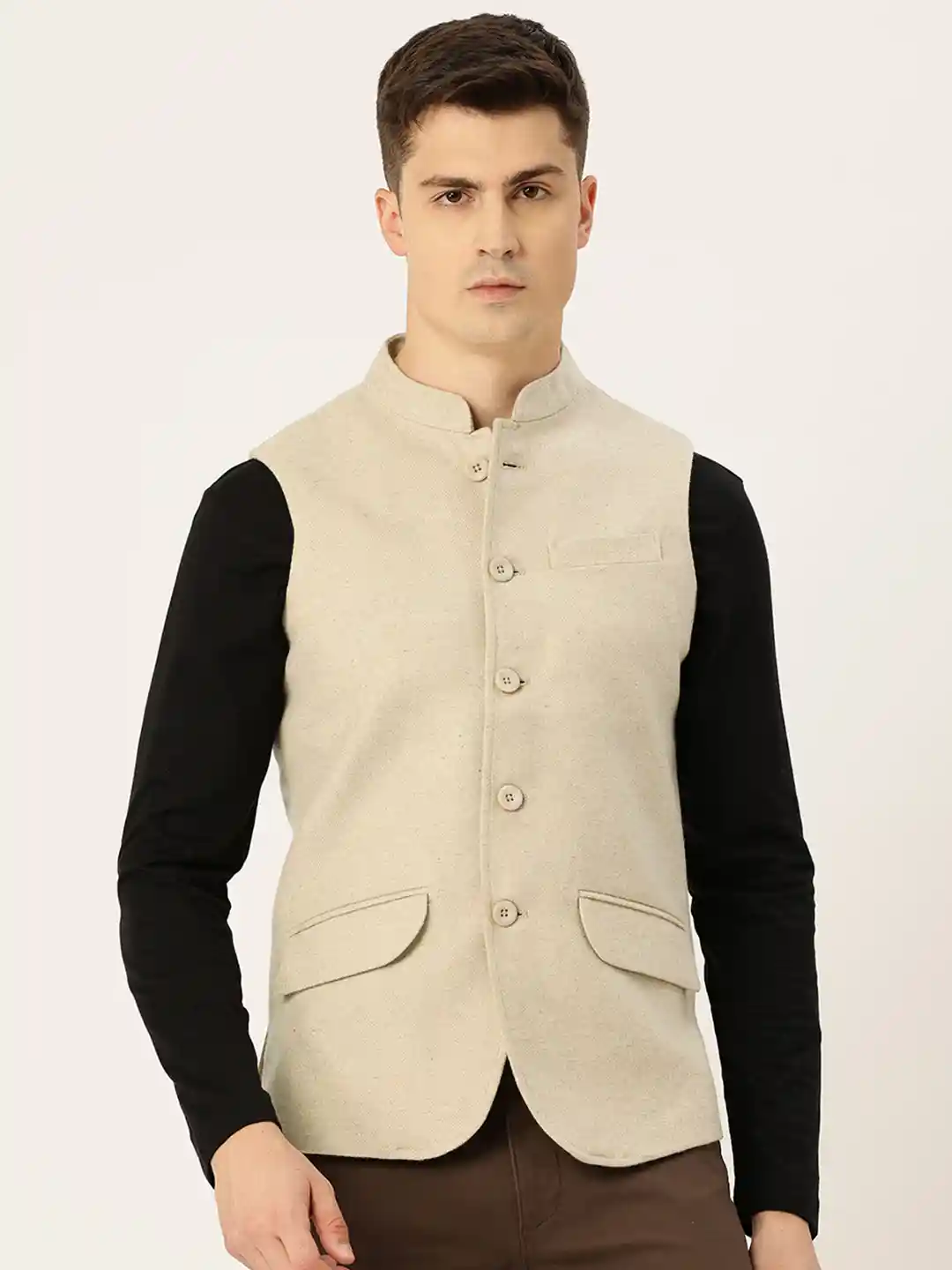 Buy Monte Carlo Wool Blend Nehru Jacket Nehru Jackets for Men