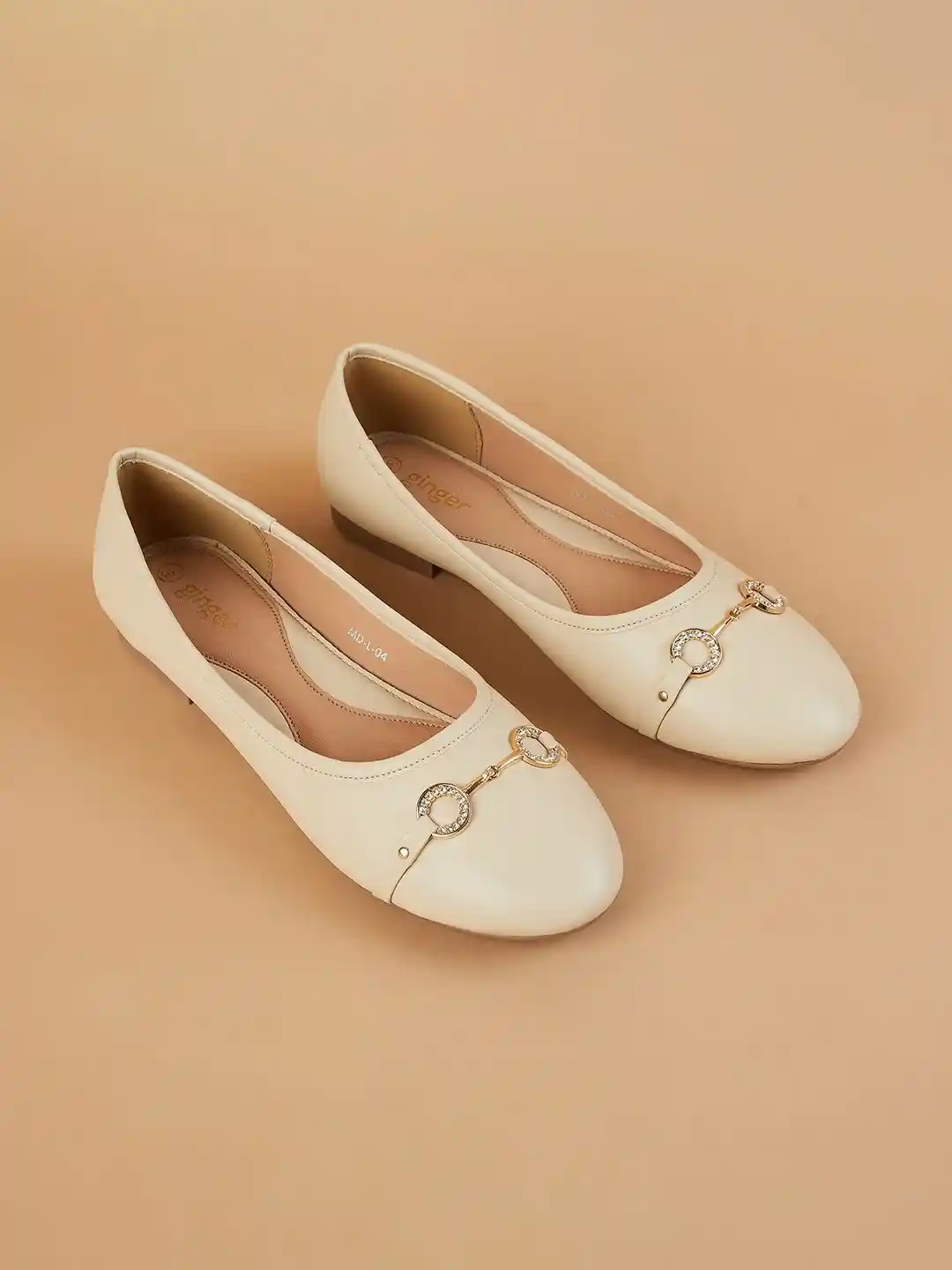 Buy Ginger by Lifestyle Women Western Embellished Round Toe Slip